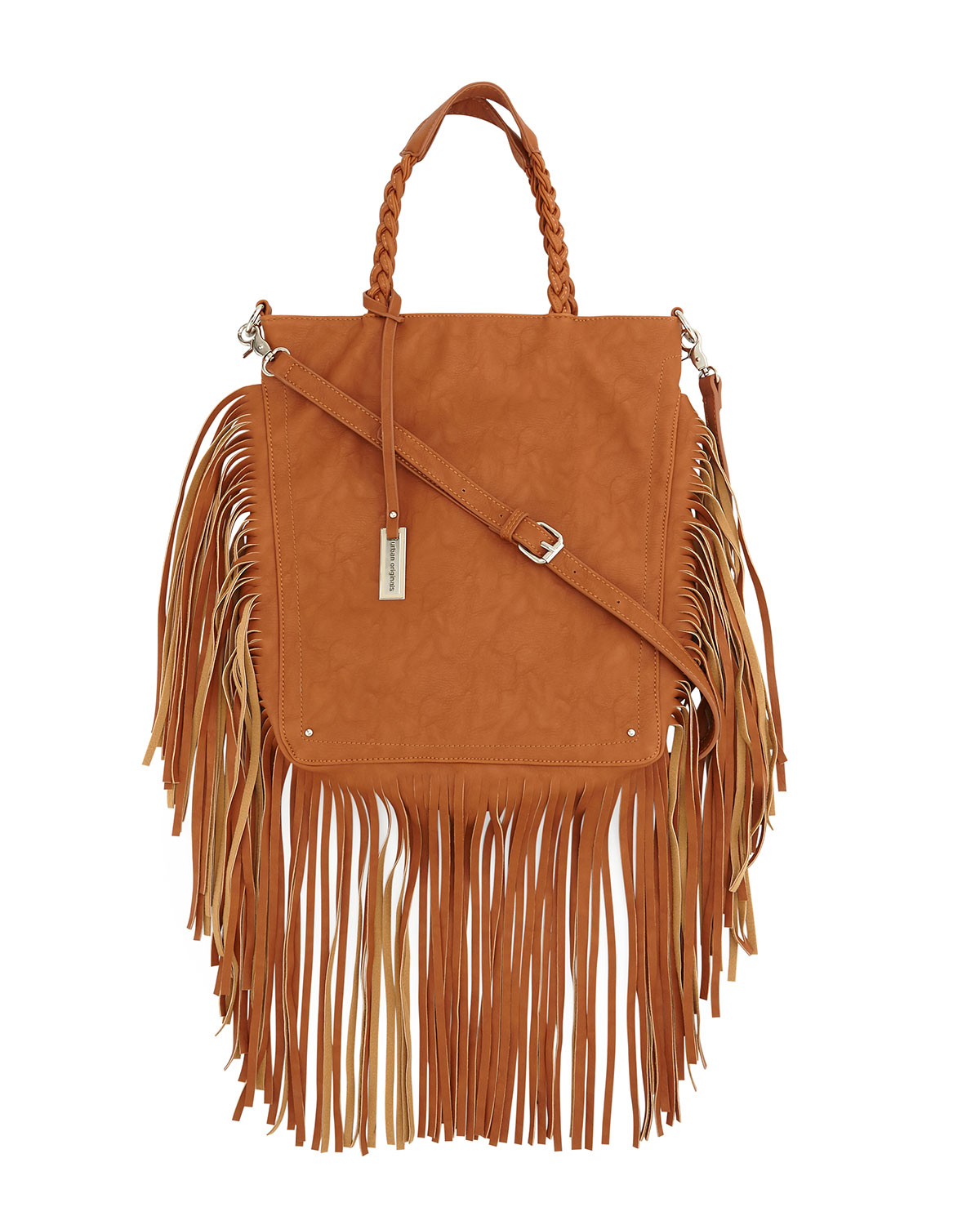 Lyst - Urban Originals Luxe Fringe Tote Bag in Brown