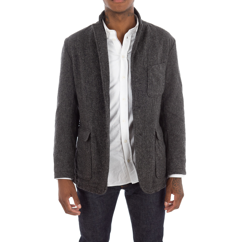 Lyst Engineered Garments Baker Jacket In Grey 13oz. Wool Flannel in