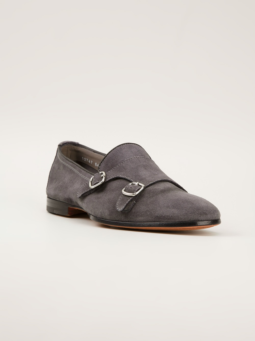 santoni monkstrap