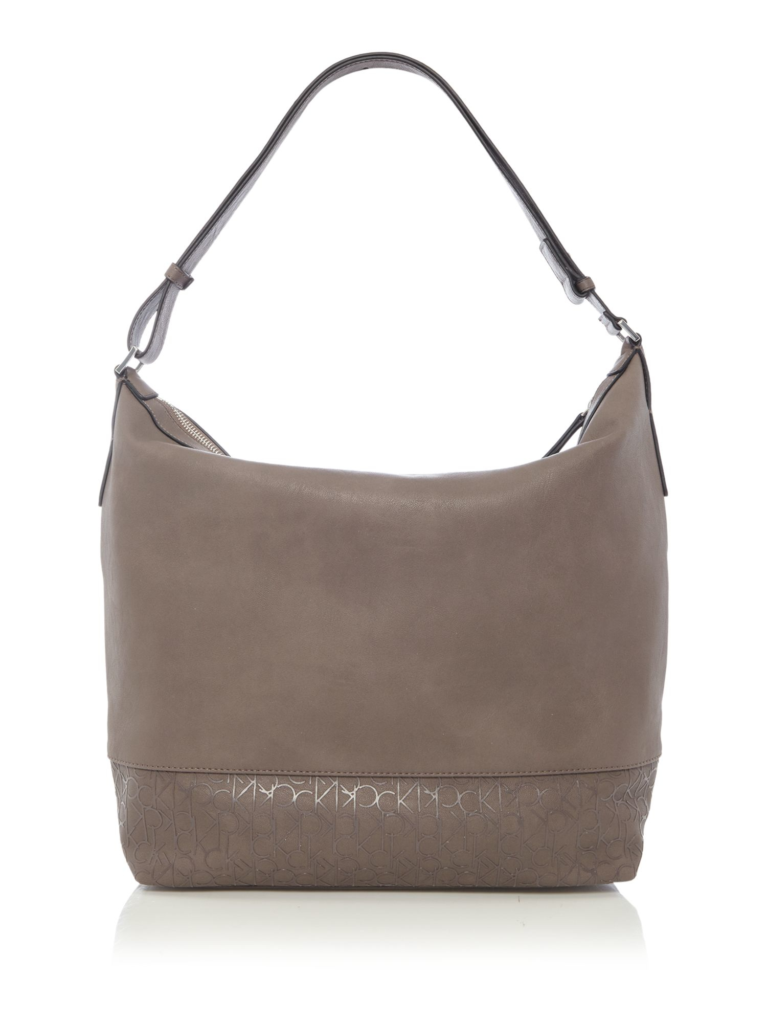 calvin klein shoulder bag brown