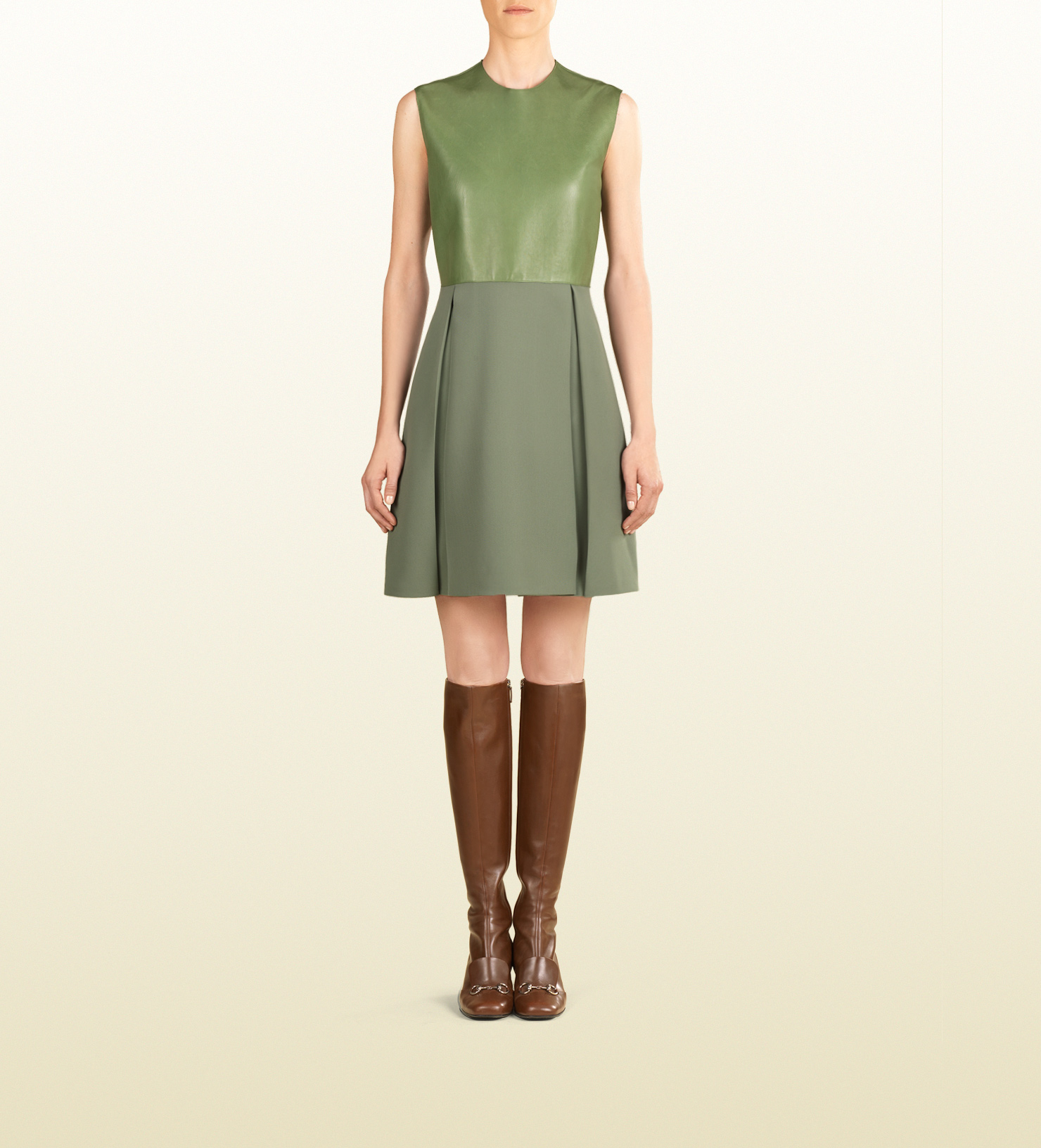 gucci green gown