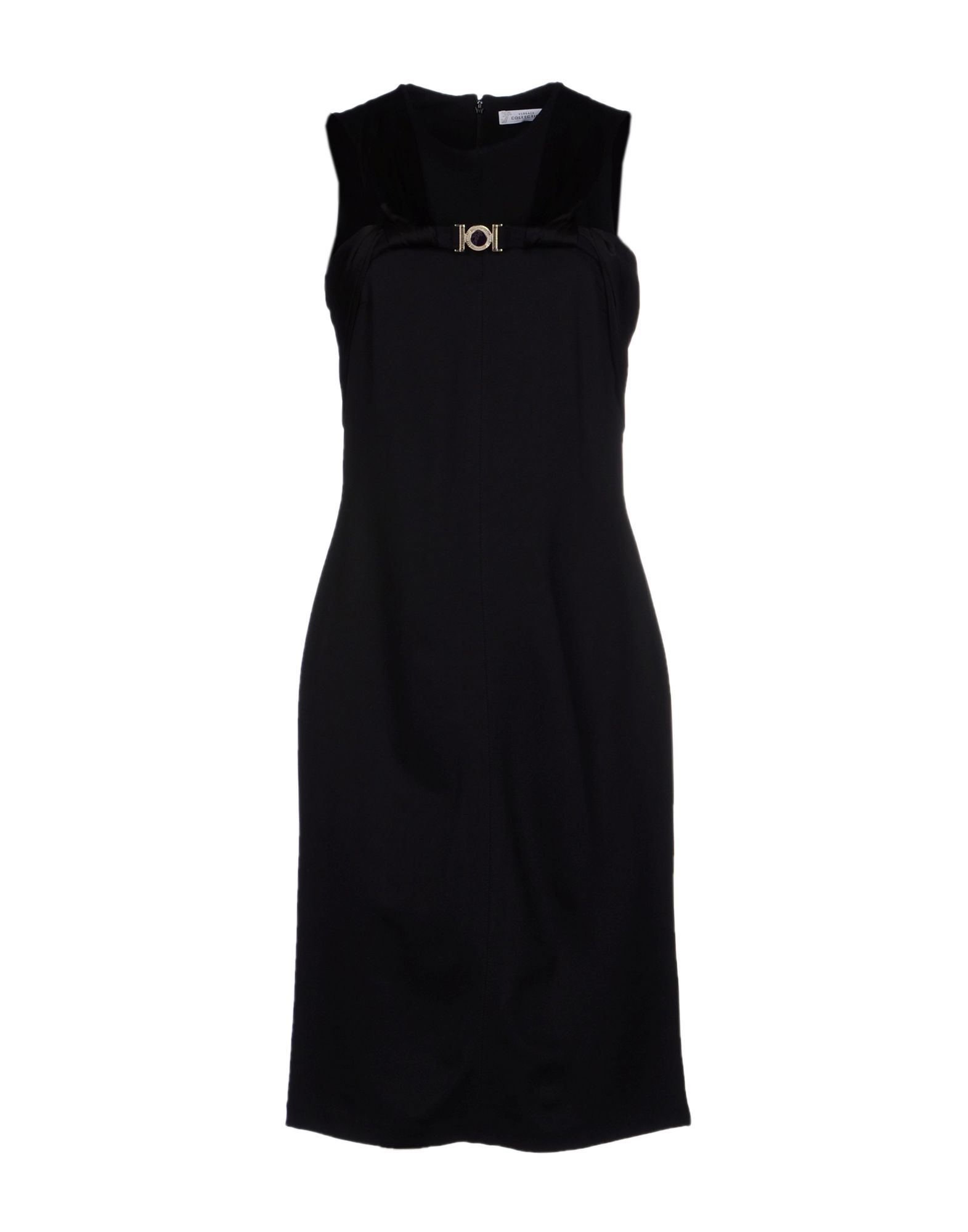 Lyst Versace Short Dress in Black