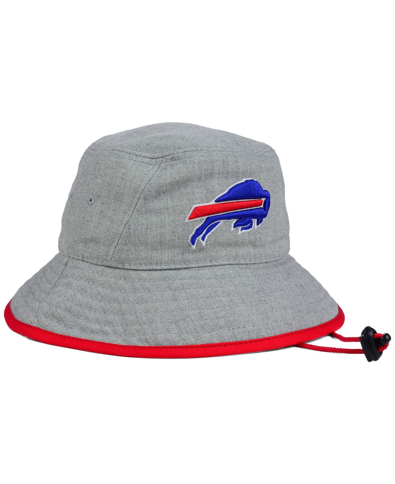 buffalo bills hat bucket nfl gray heather era lyst