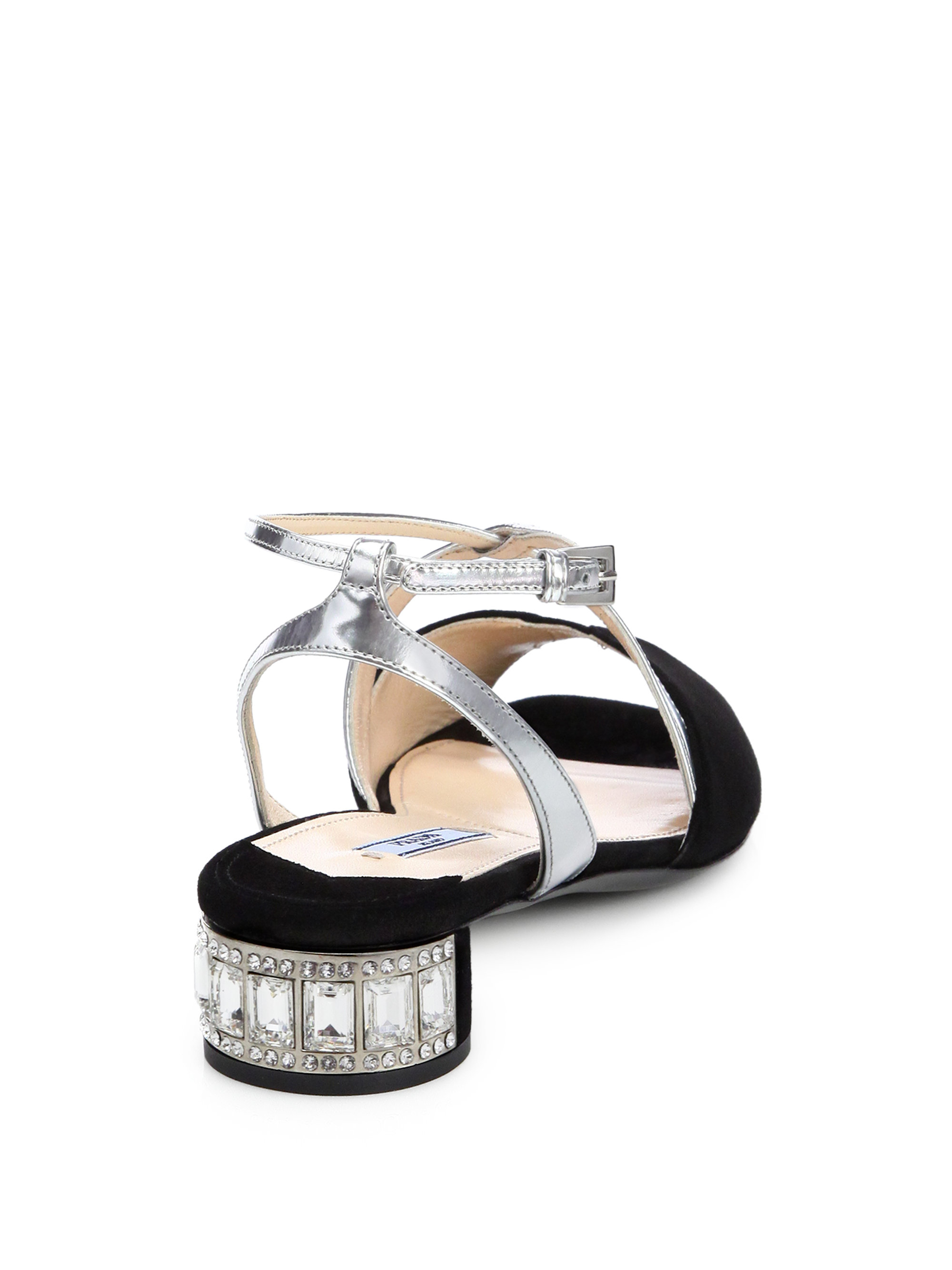silver spiral wrap around heels
