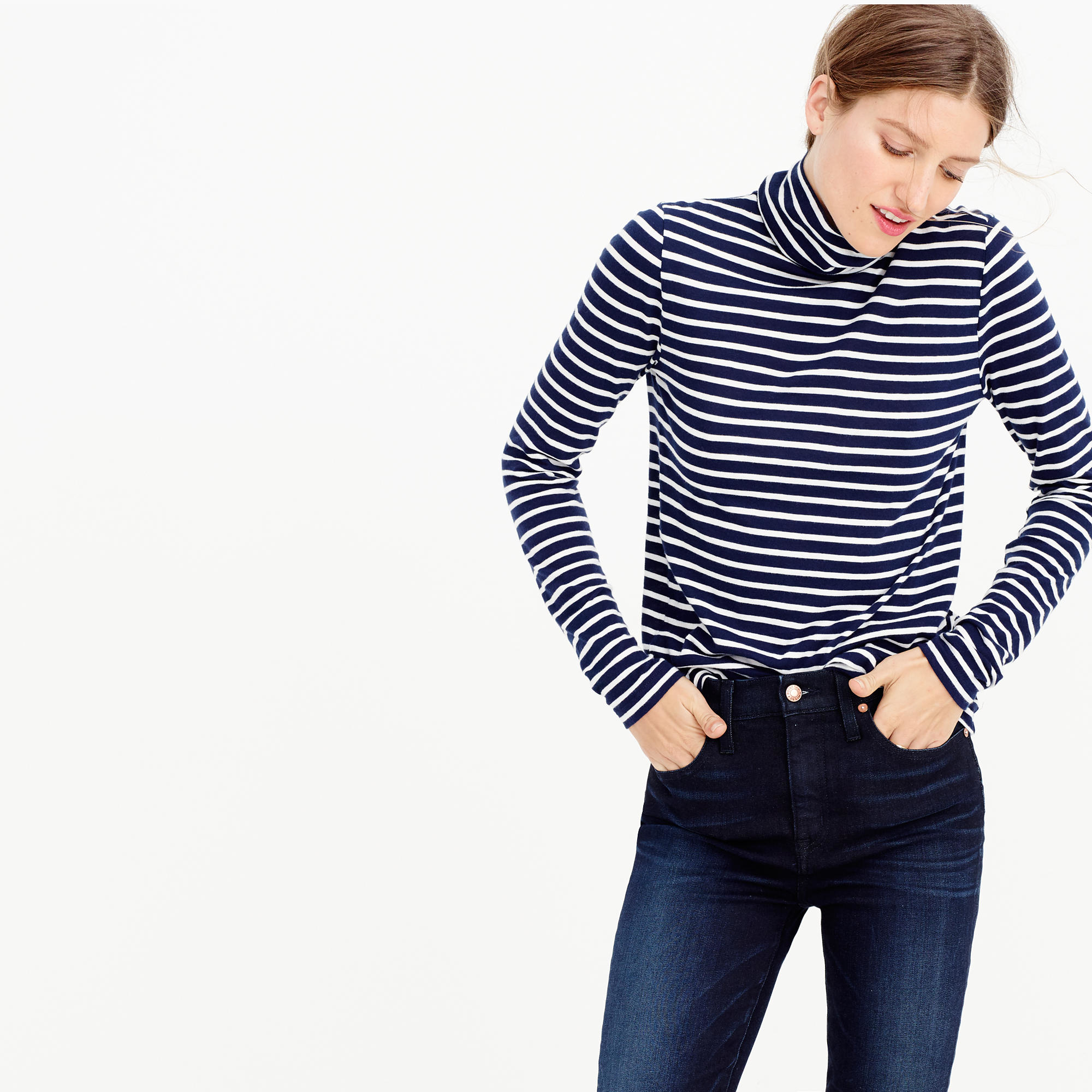 pants to wear with turtleneck