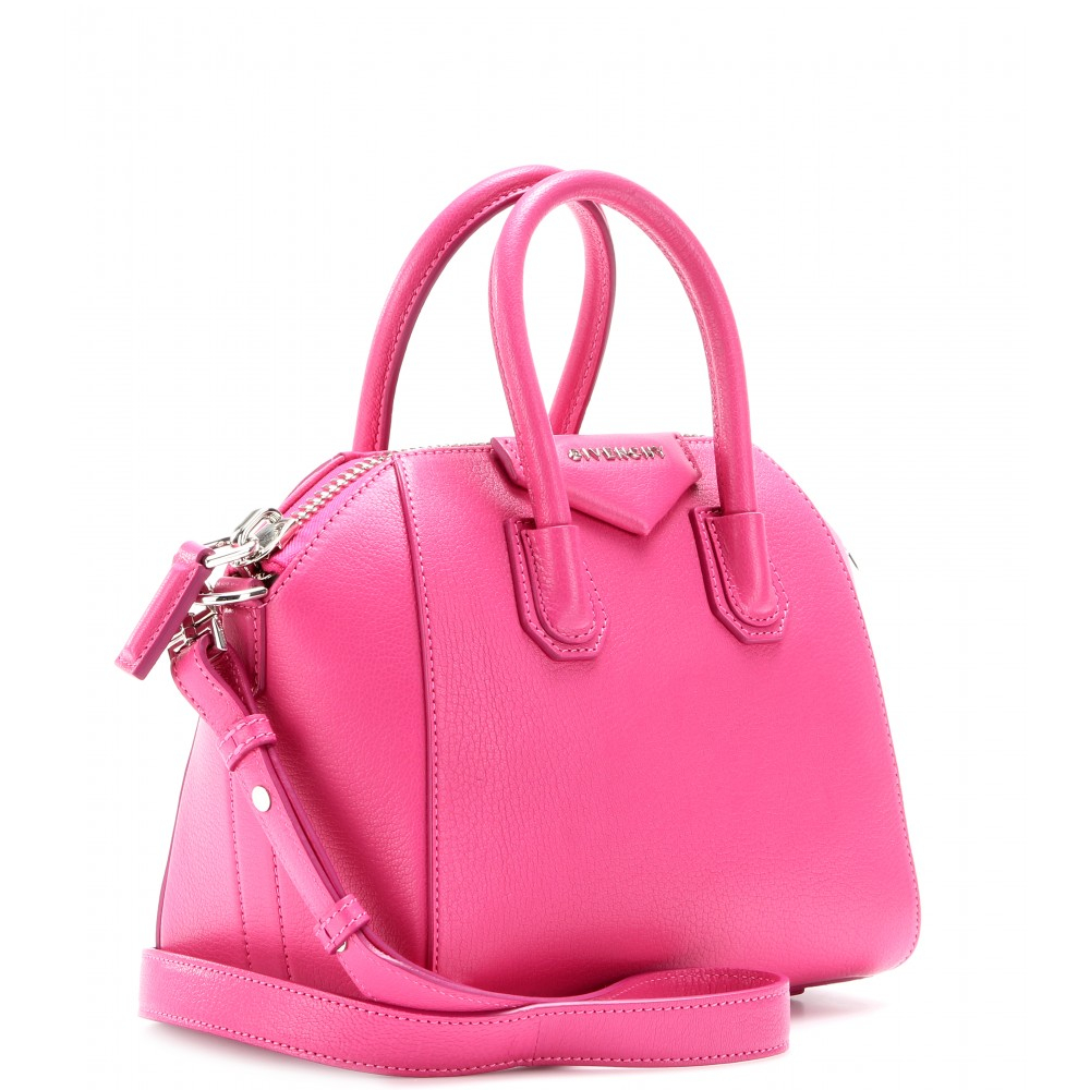 Lyst - Givenchy Antigona Mini Leather Tote in Pink