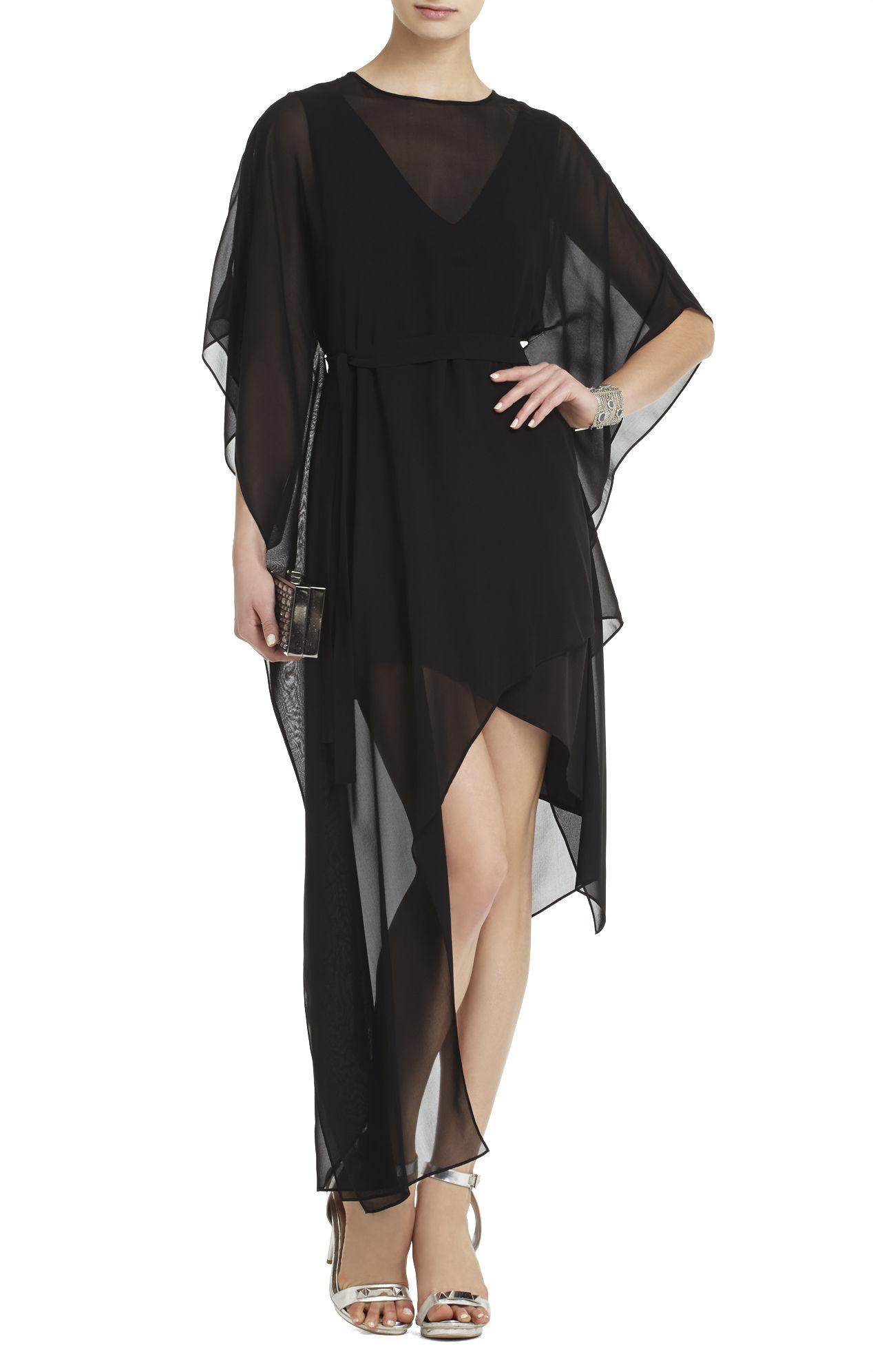 bcbgmaxazria asymmetric drape to