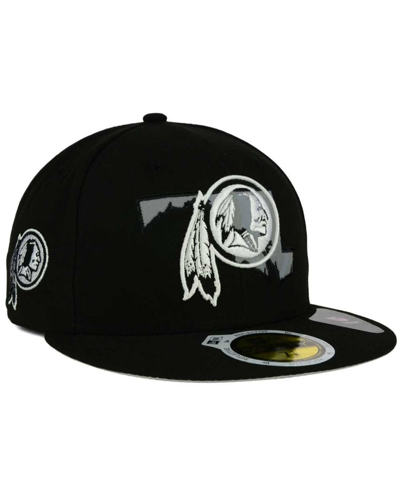 black redskins cap