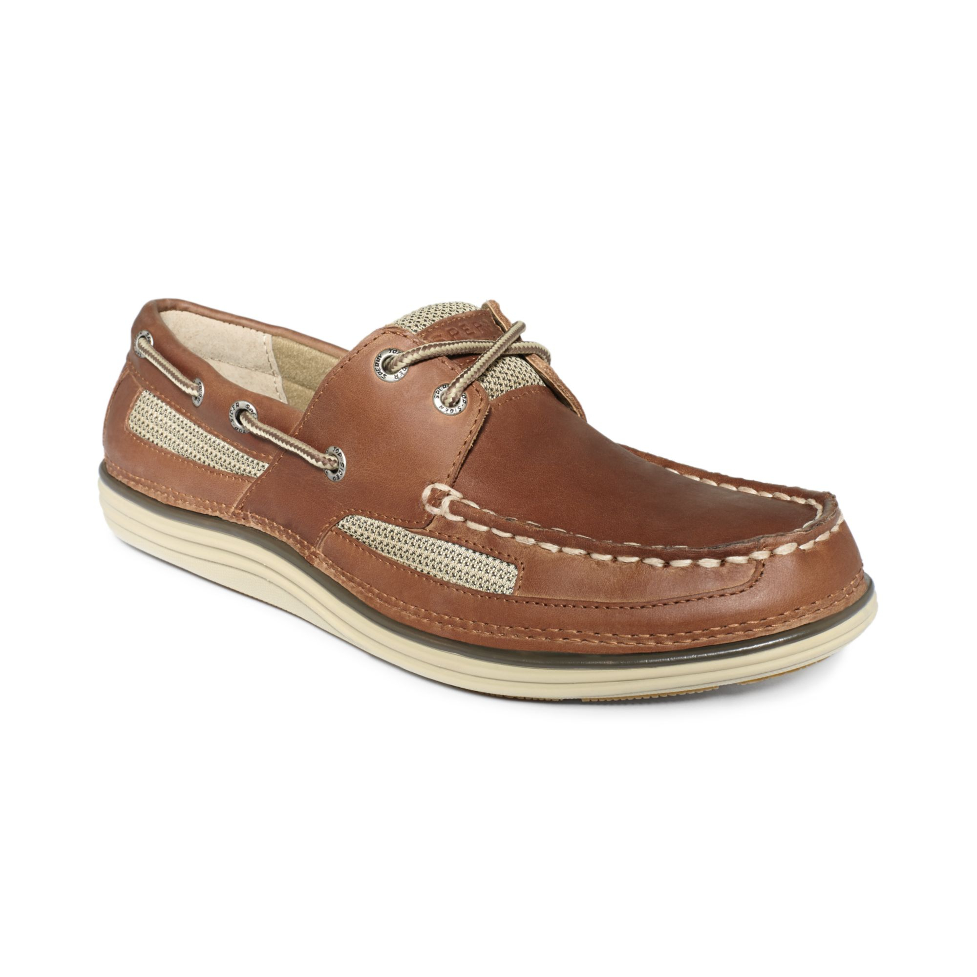 Sperry Top-sider Lightship 2-Eye Boat Shoes in Brown for Men (Dark Tan ...