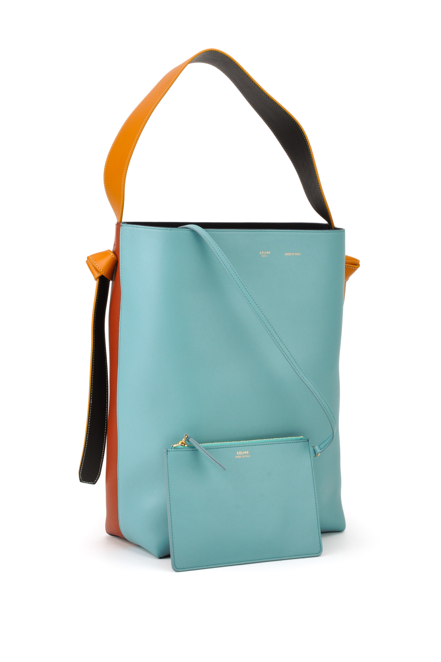 Cline Small Twisted Bag in Blue (ANTRACITE BRICK) | Lyst