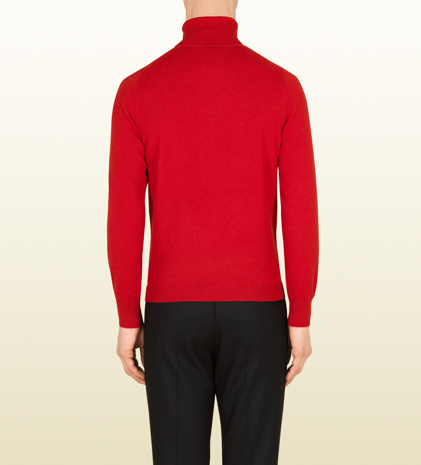 Lyst - Gucci Cashmere Turtleneck in Red for Men