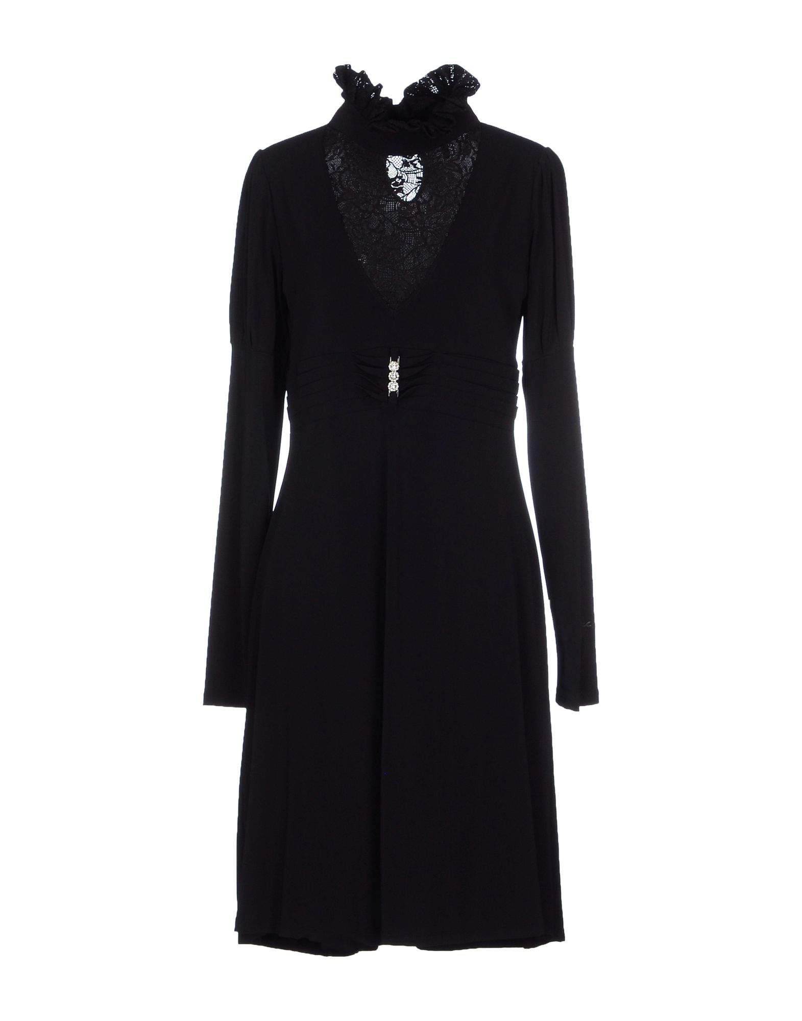 Lyst - Roccobarocco Short Dress in Black
