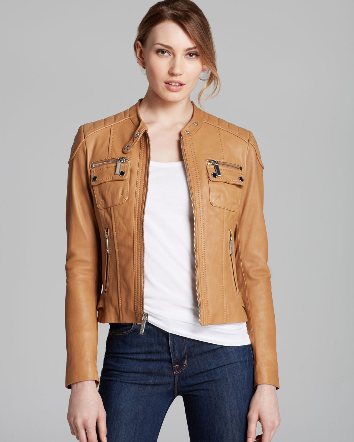 michael kors brown jacket