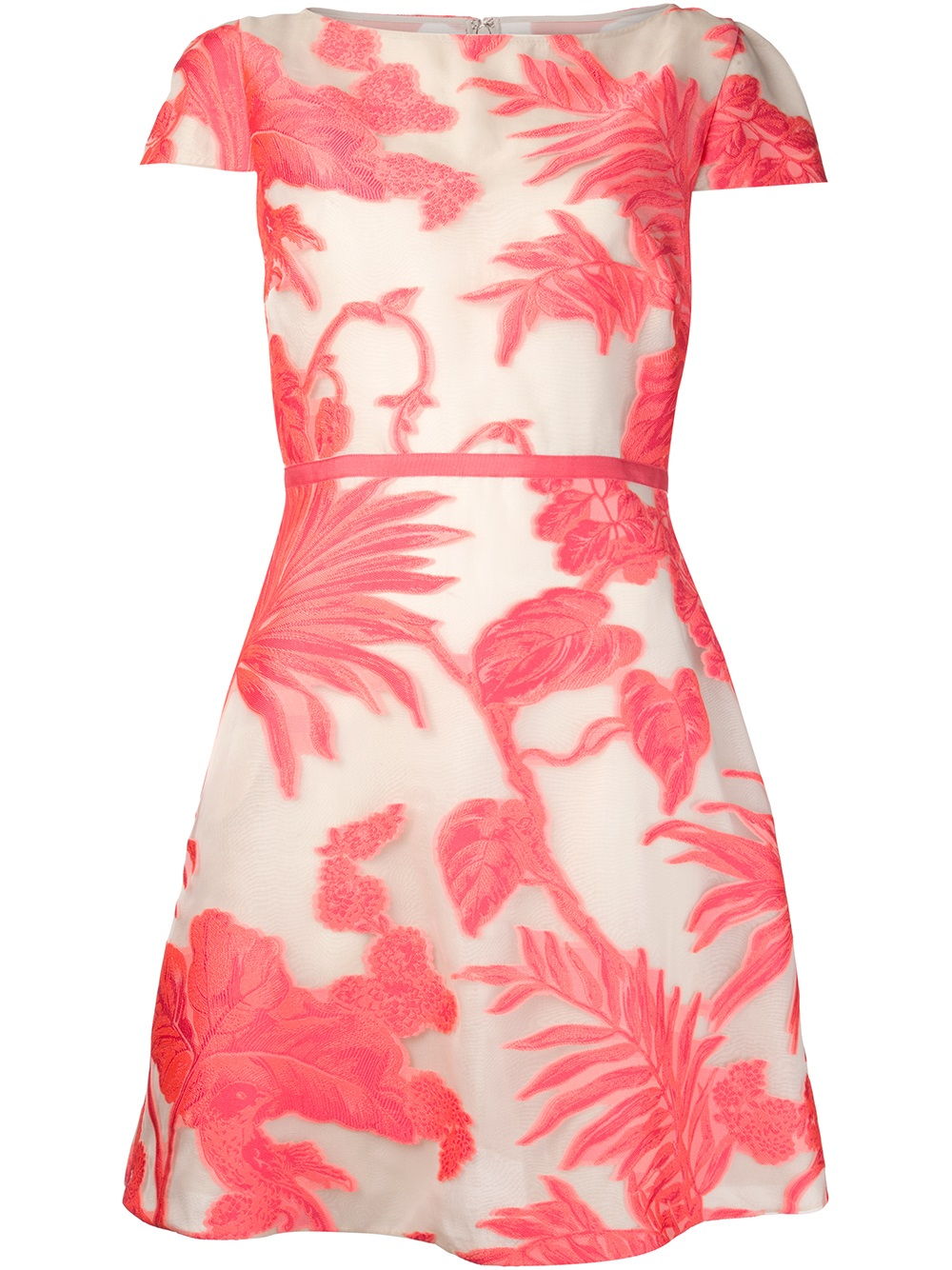 Lyst Blumarine Shift Floral Dress in Pink