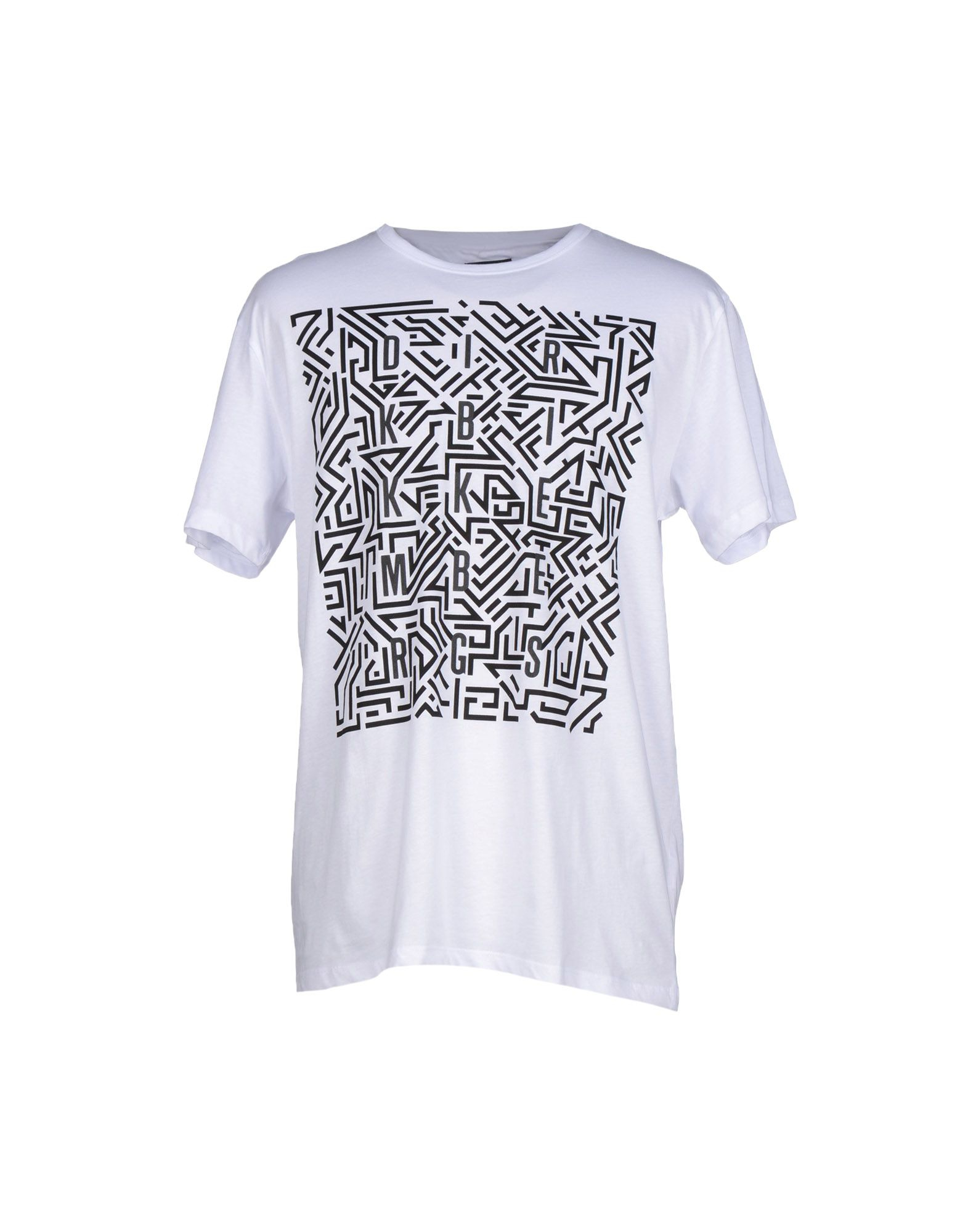 Dirk bikkembergs T-shirt in White for Men | Lyst