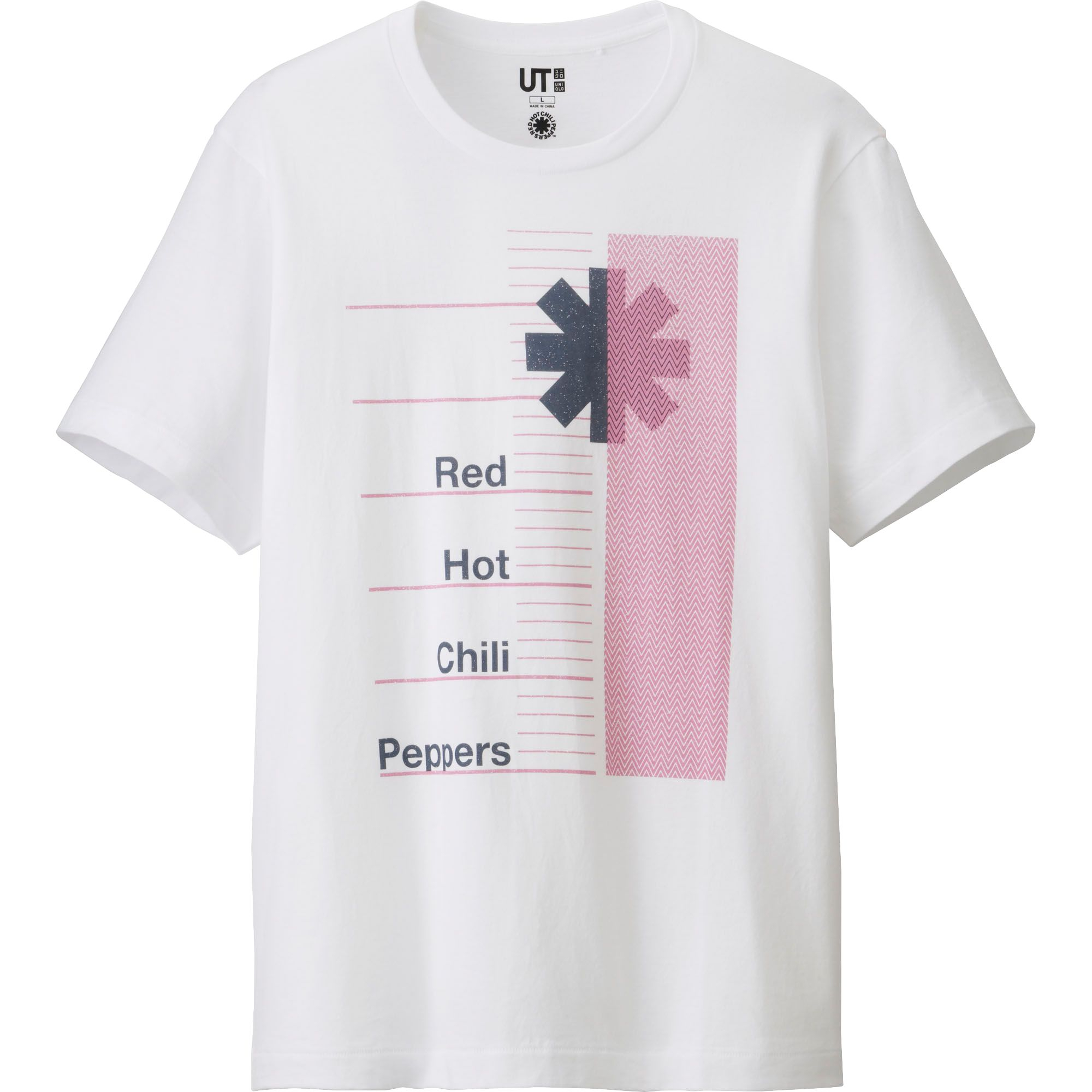 Uniqlo | White Music Icons Short Sleeve T-Shirt (Red Hot ...