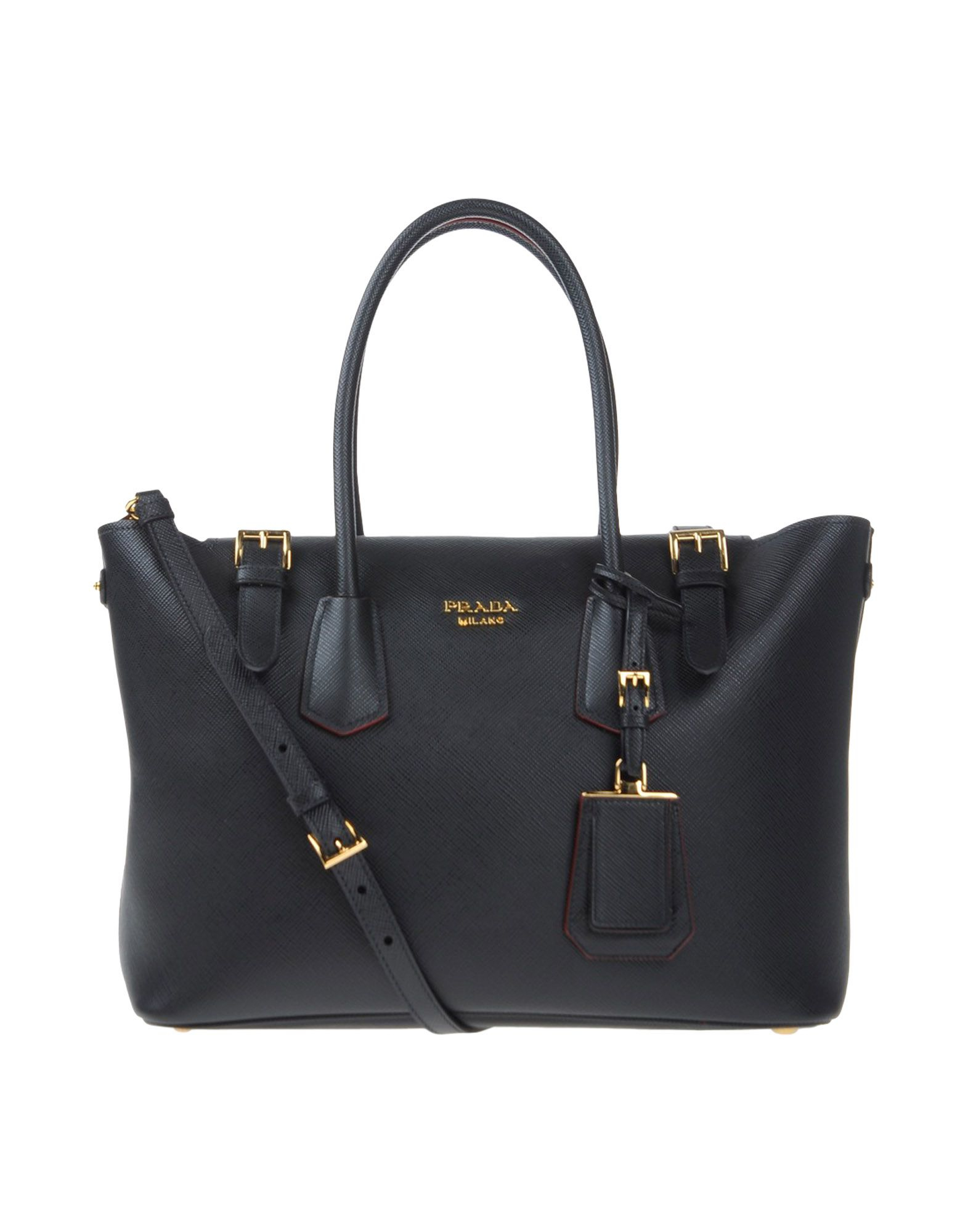 Lyst - Prada Large Nylon Beaded Tote Bag in Black