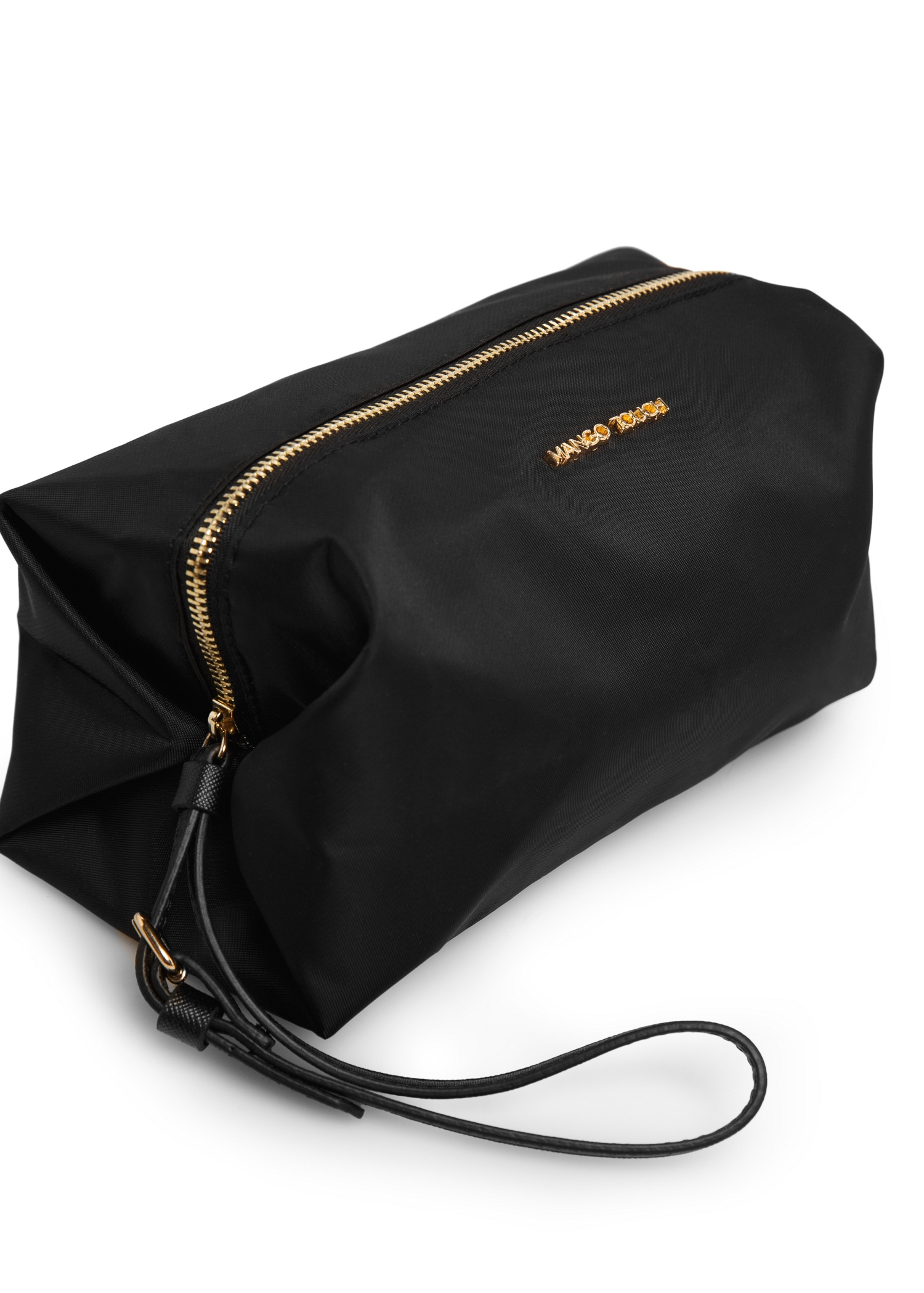 Mango Nylon Cosmetic Bag in Black | Lyst