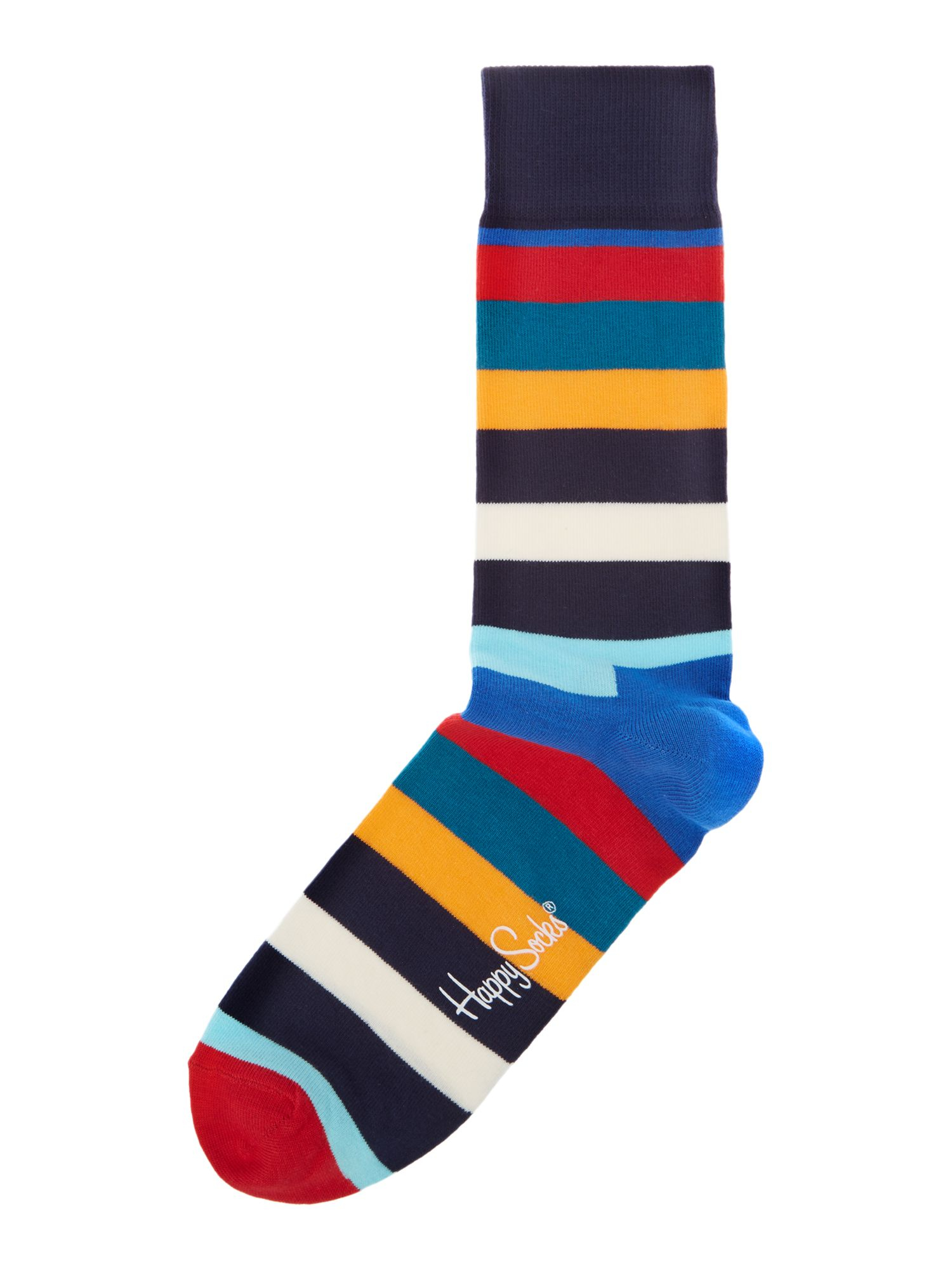 Happy socks Multi Stripe Sock in Multicolor for Men (Multi-Coloured) | Lyst