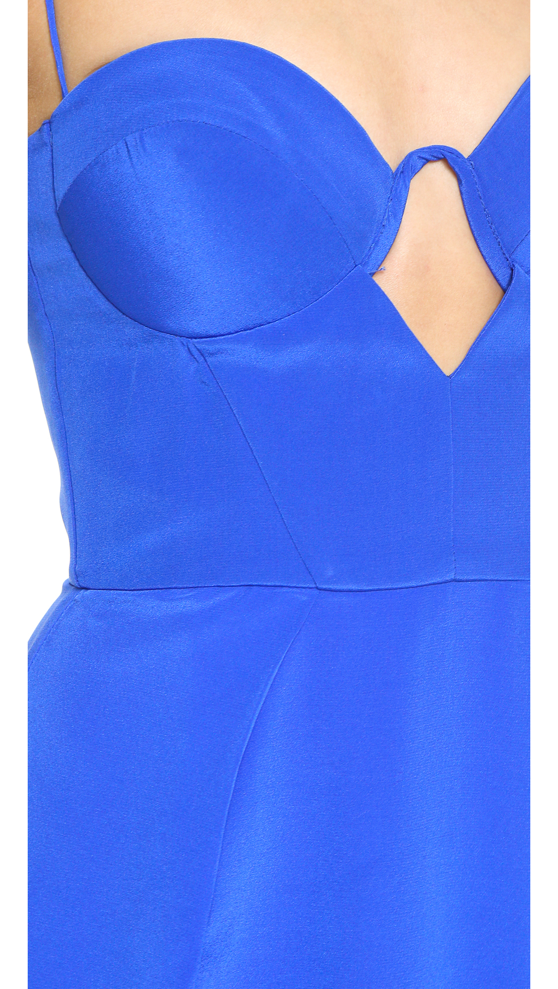 Lyst - Zimmermann Silk Lift Dress - Flame in Blue