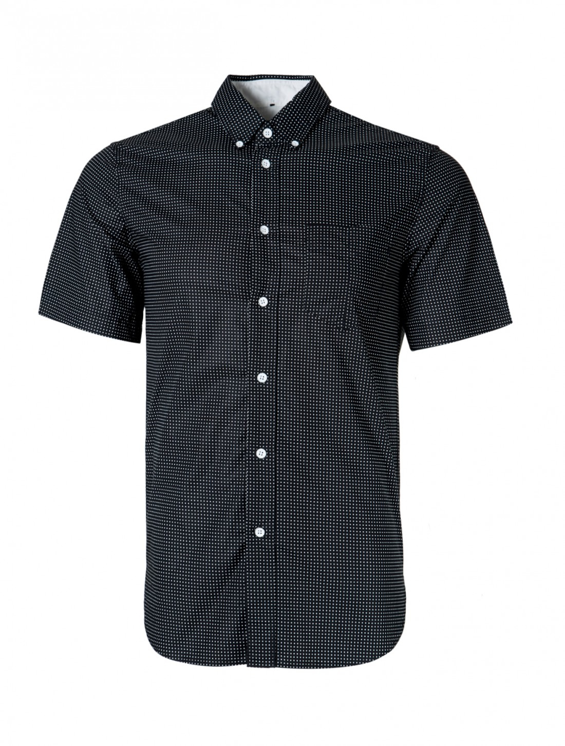 Rag & bone Slim Short-sleeve Button-down Oxford Shirt in Black for Men ...