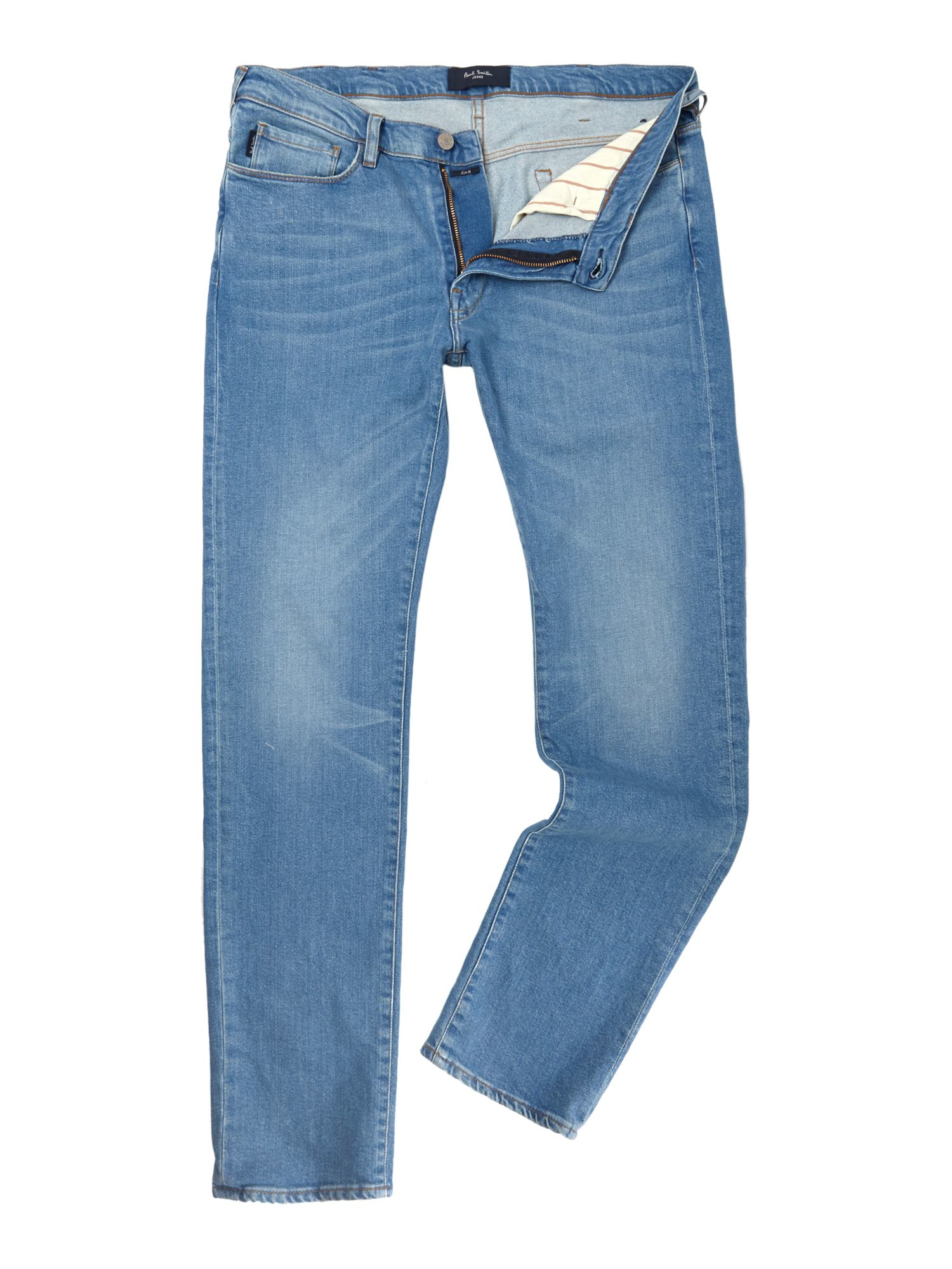 Paul smith Slim Fit Light Wash Denim Jeans in Blue for Men | Lyst