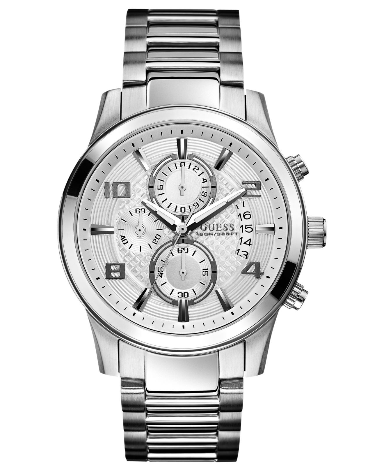 Lyst - Guess Watch, Men's Chronograph Stainless Steel ...