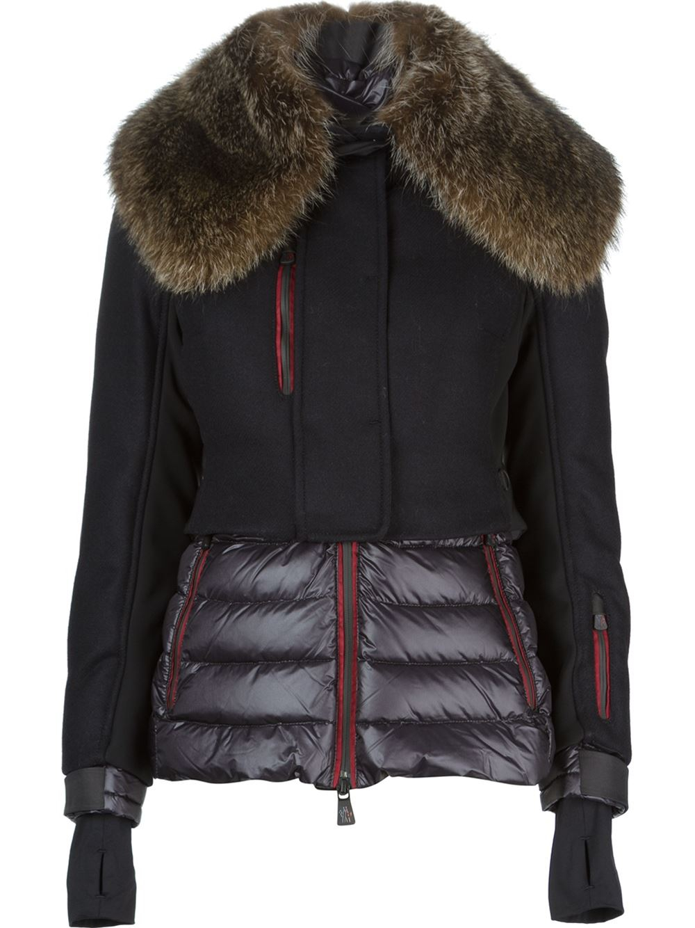 Moncler grenoble 'Mende' Padded Ski Jacket in Blue Lyst