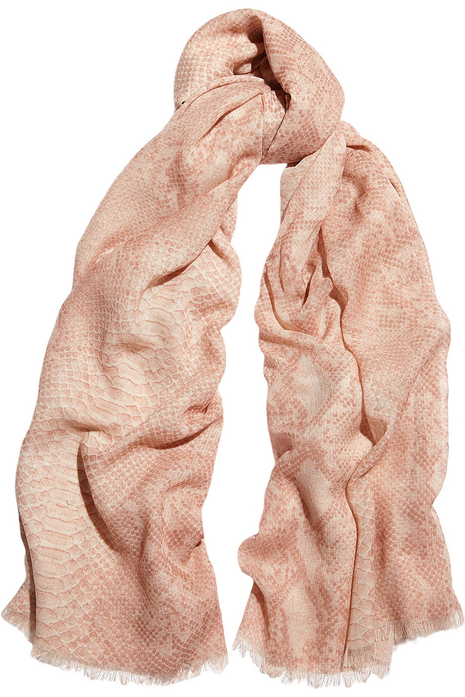 Lyst Stella Mccartney SnakePrint Woven Scarf