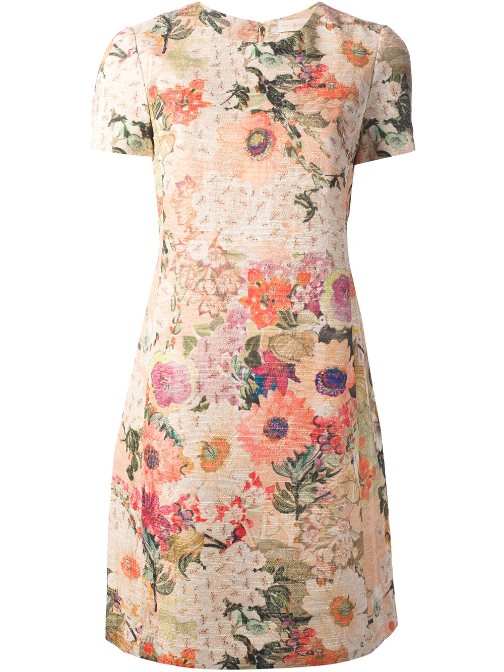Tory burch Floral Print Dress | Lyst