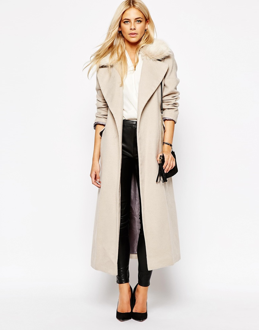 Oasis Tweed Co Coat Lyst Gallery