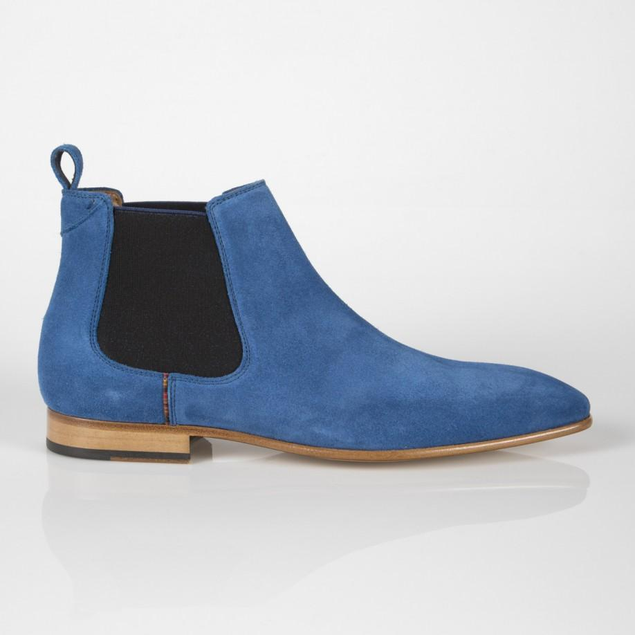 paul smith black suede chelsea boots