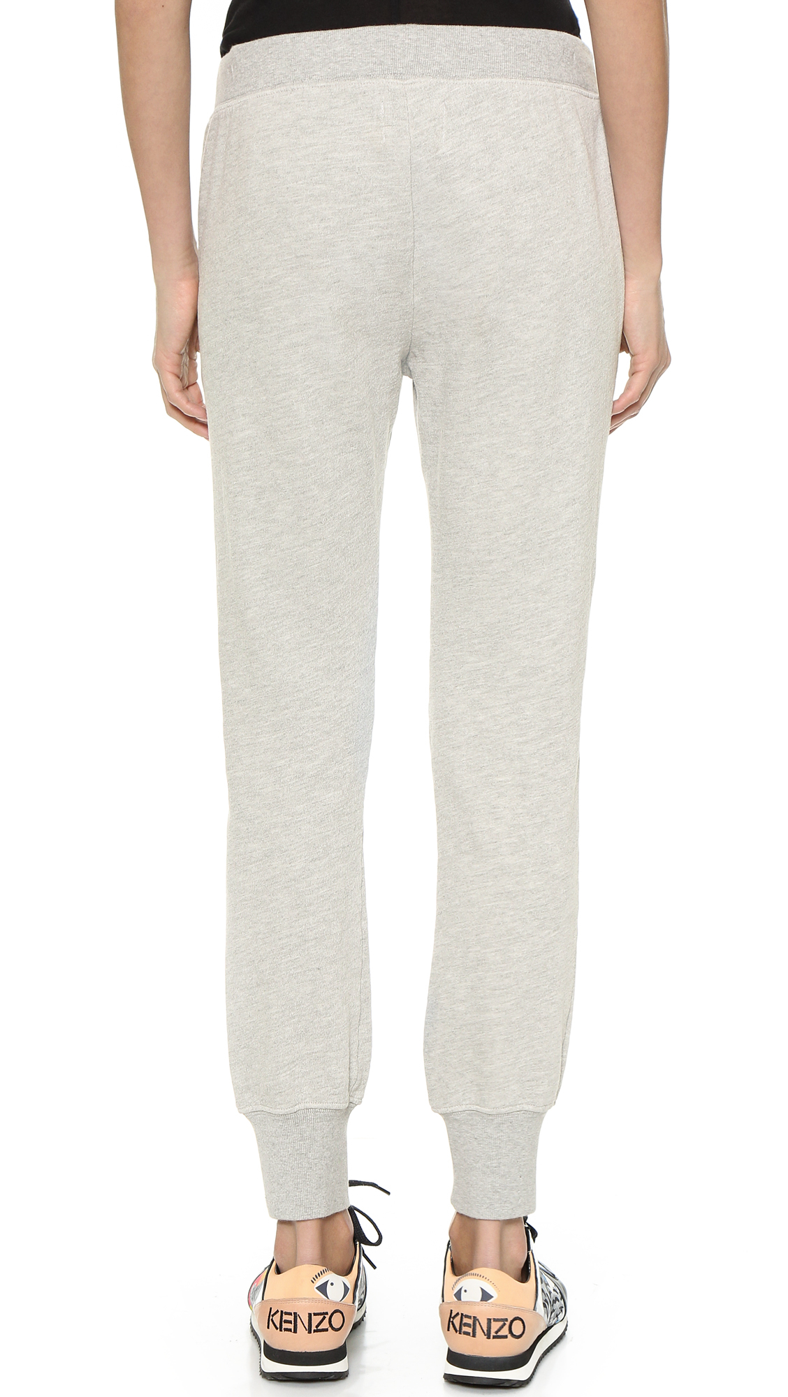 Pam & gela Betsee Sweatpants With Holes - Heather Grey in Gray | Lyst