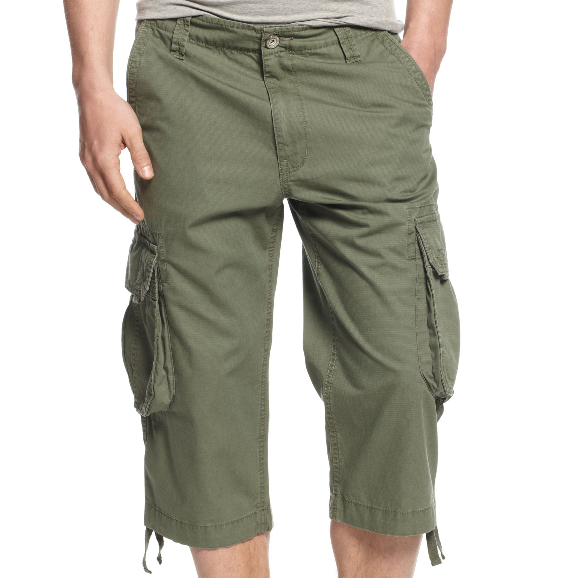 Inc International Concepts Farstin Messenger Shorts in Green for Men ...