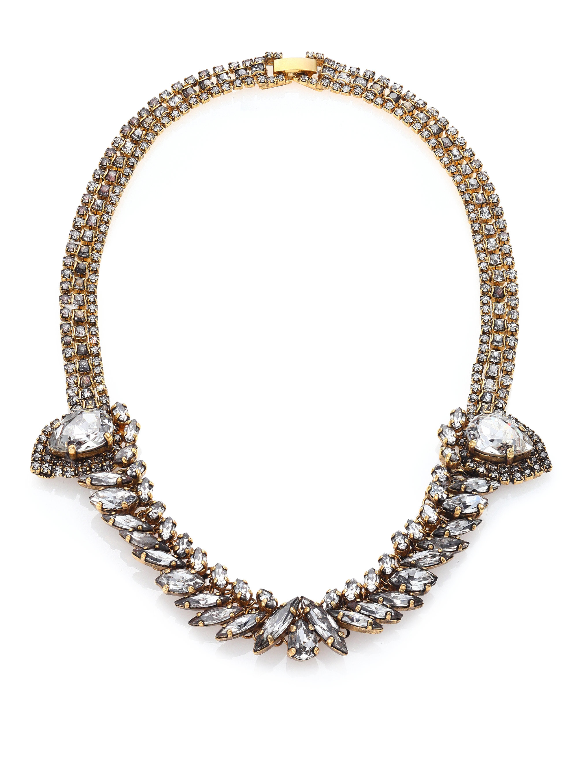 Lyst - Erickson Beamon Young & Innocent Crystal Collar Necklace in Metallic