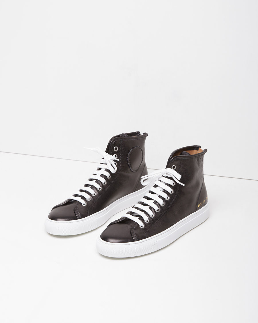 black high top common projects