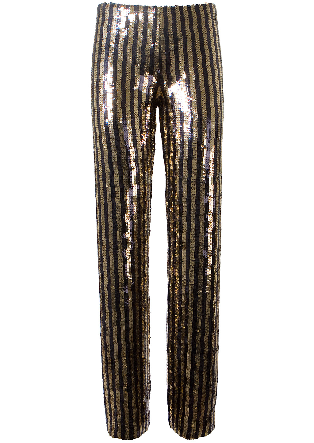 Marc Jacobs Metallic Gold and Black Sequins Pants in Gold | Lyst
