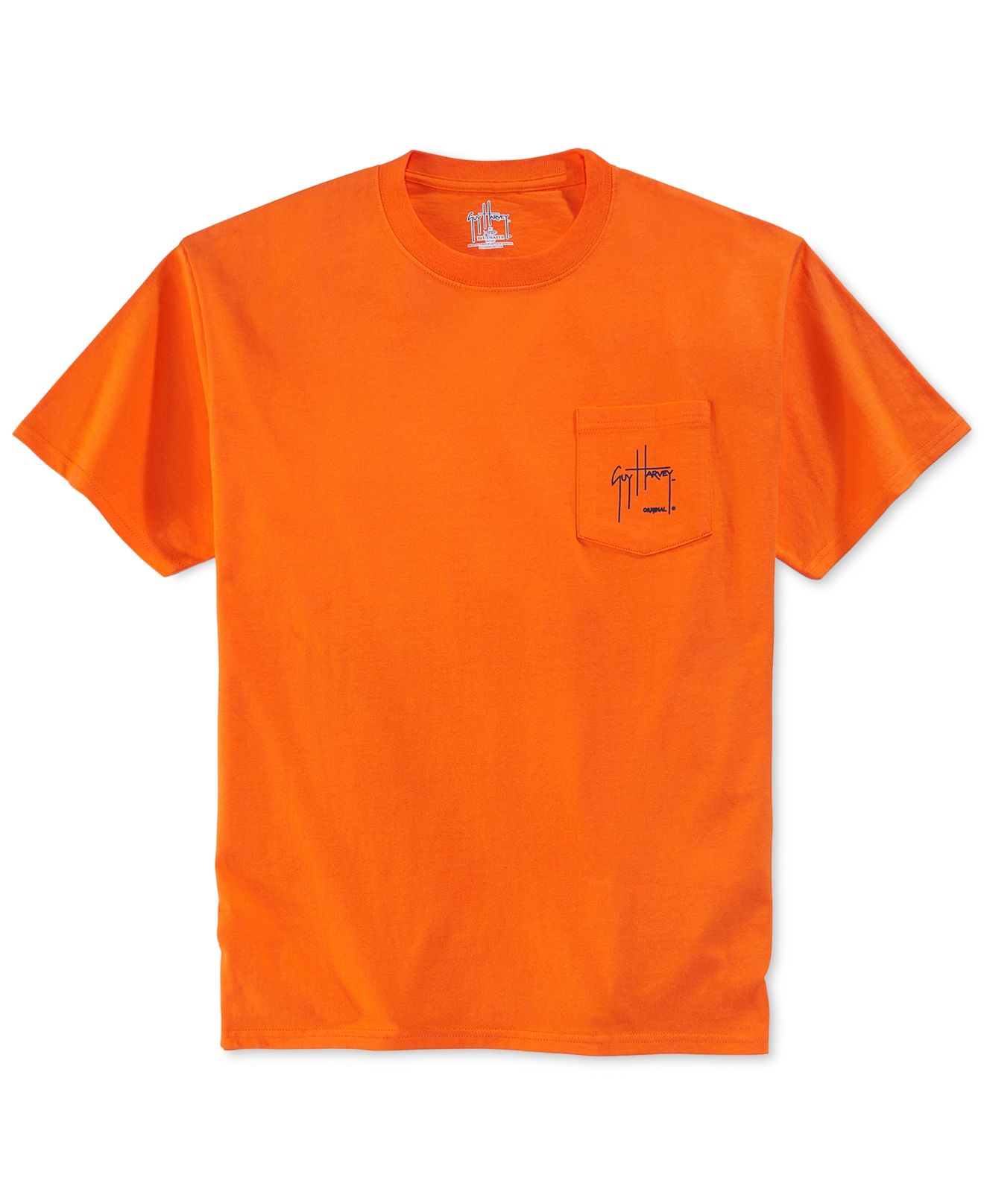 Lyst - Guy Harvey Halo Pocket T-shirt in Orange for Men