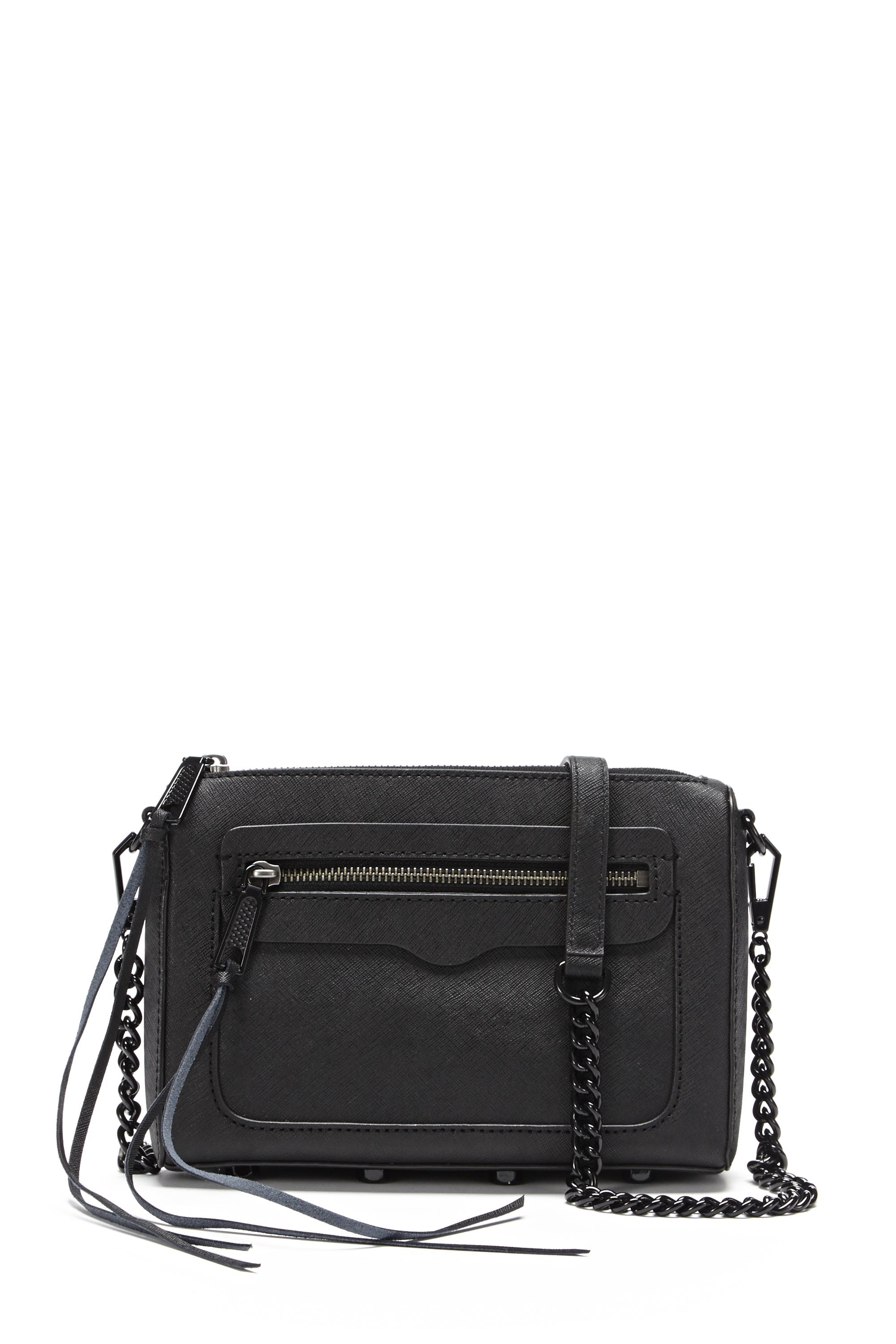 Rebecca minkoff Avery Crossbody in Black | Lyst