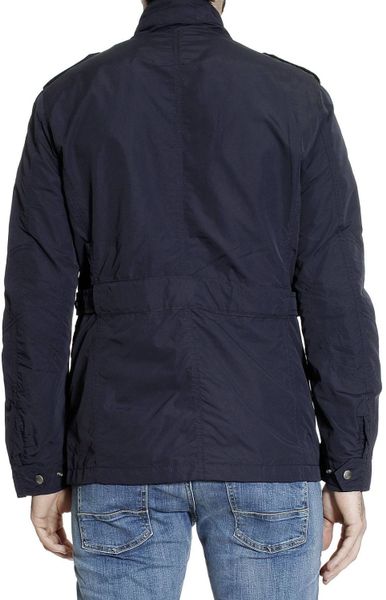 Woolrich Down Jacket Sahariana 4 Pockets Nylon in Blue for Men | Lyst