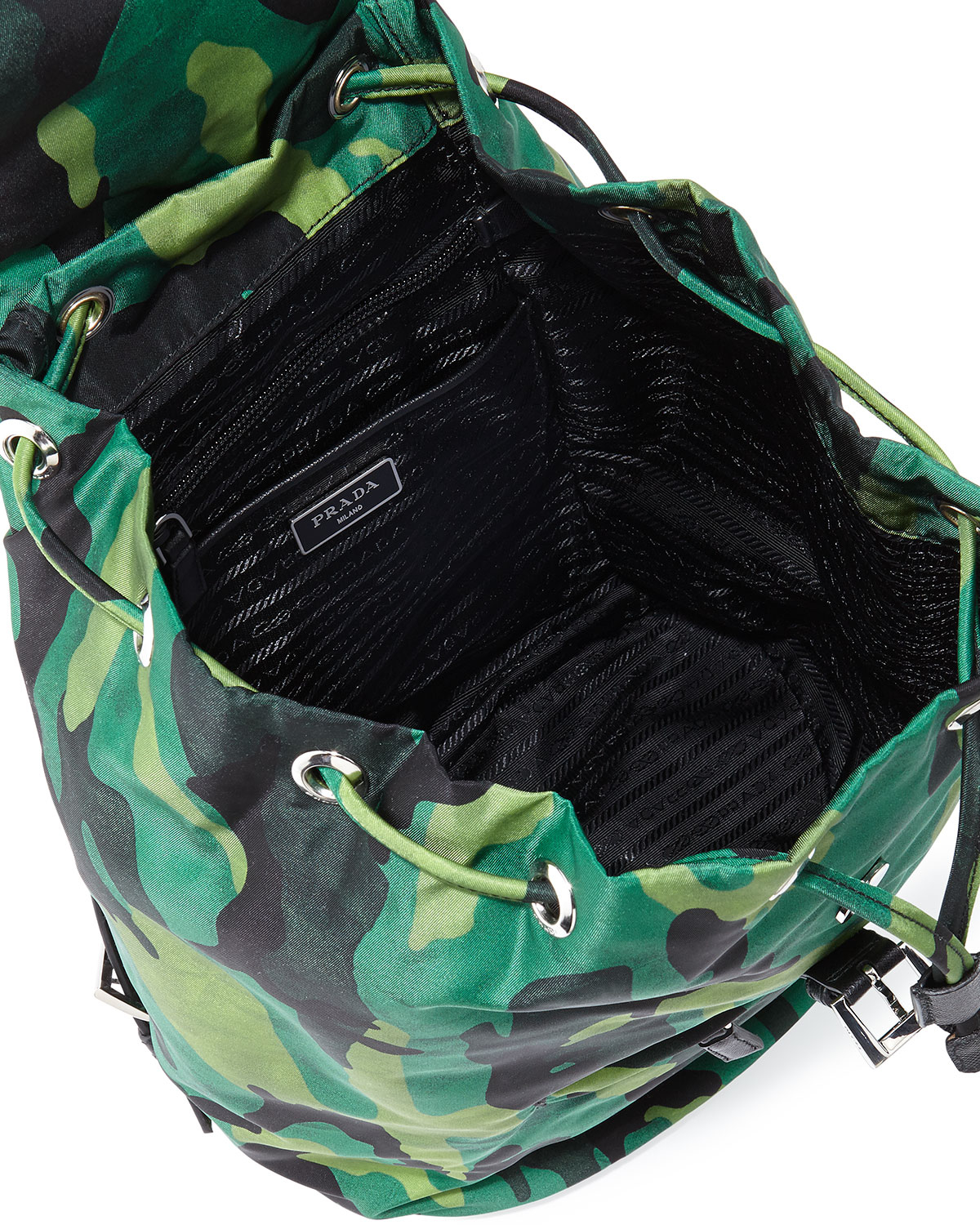 Prada Tessuto Camo Nylon Backpack in Green for Men (camo) | Lyst  