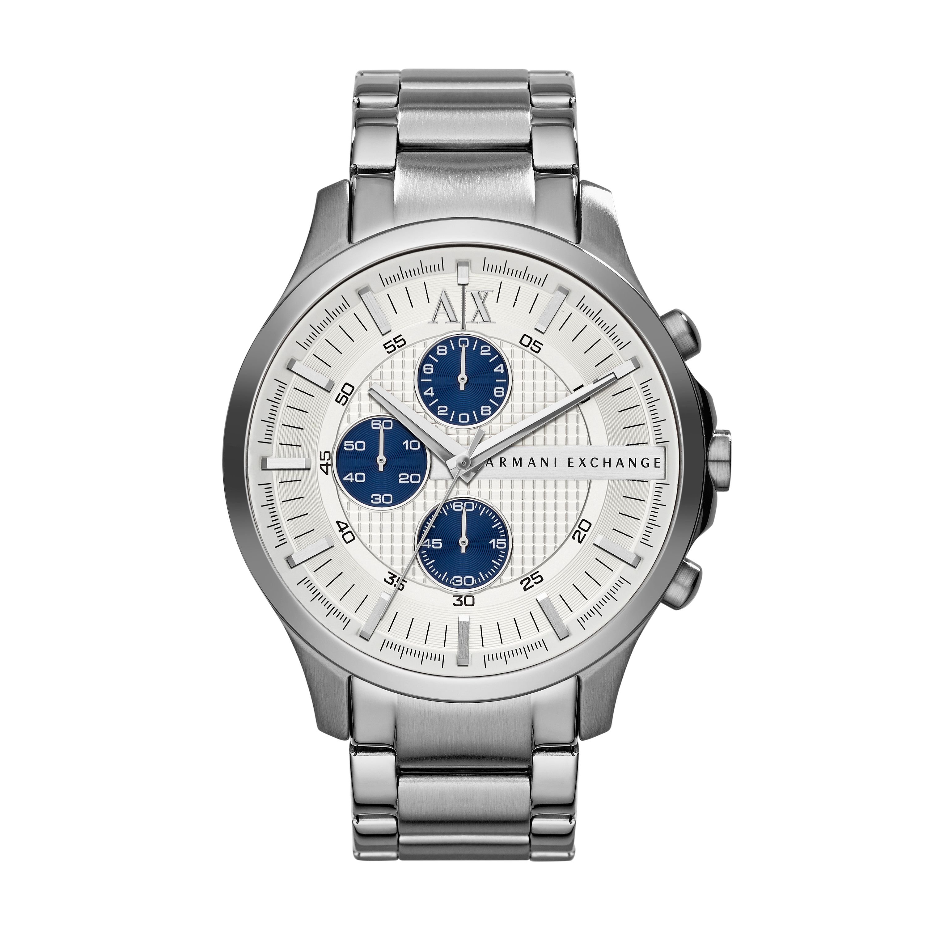 Armani exchange Ax2136 Mens Smart Silver Bracelet Sport Watch in ...
