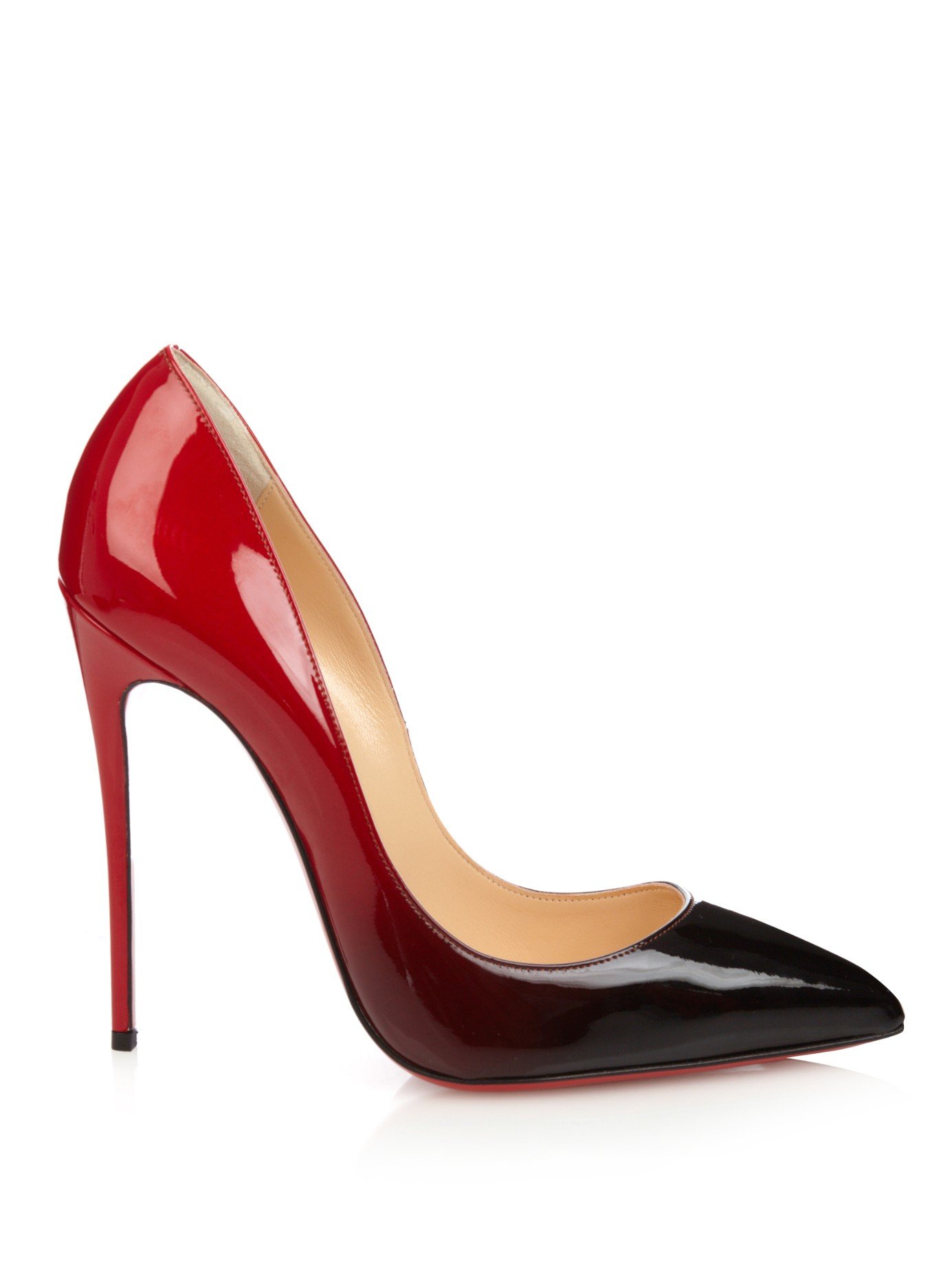 Christian louboutin Pigalle Follies Ombré Pumps in Black | Lyst