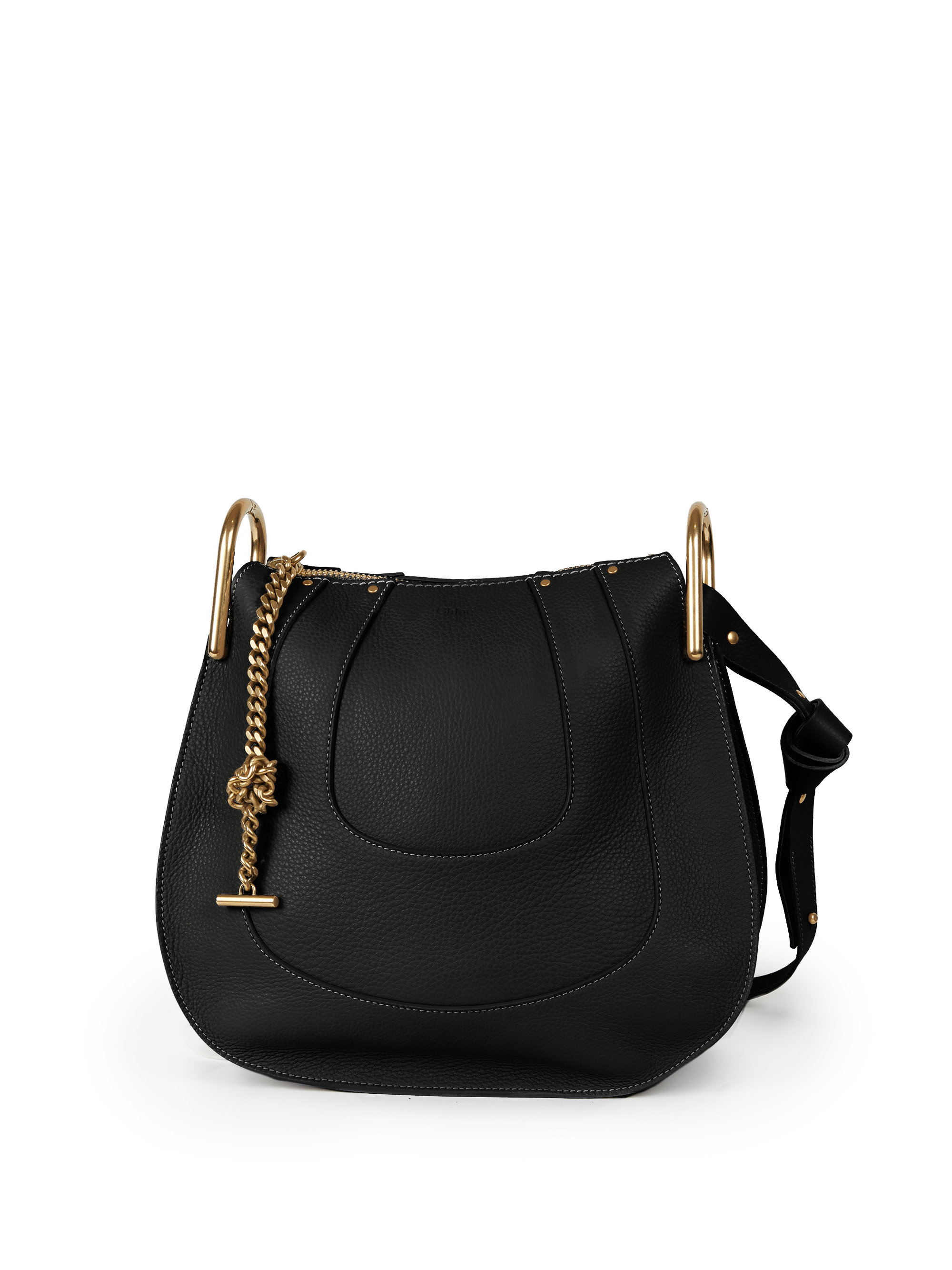 Chlo Hayley Small Leather Hobo in Black | Lyst