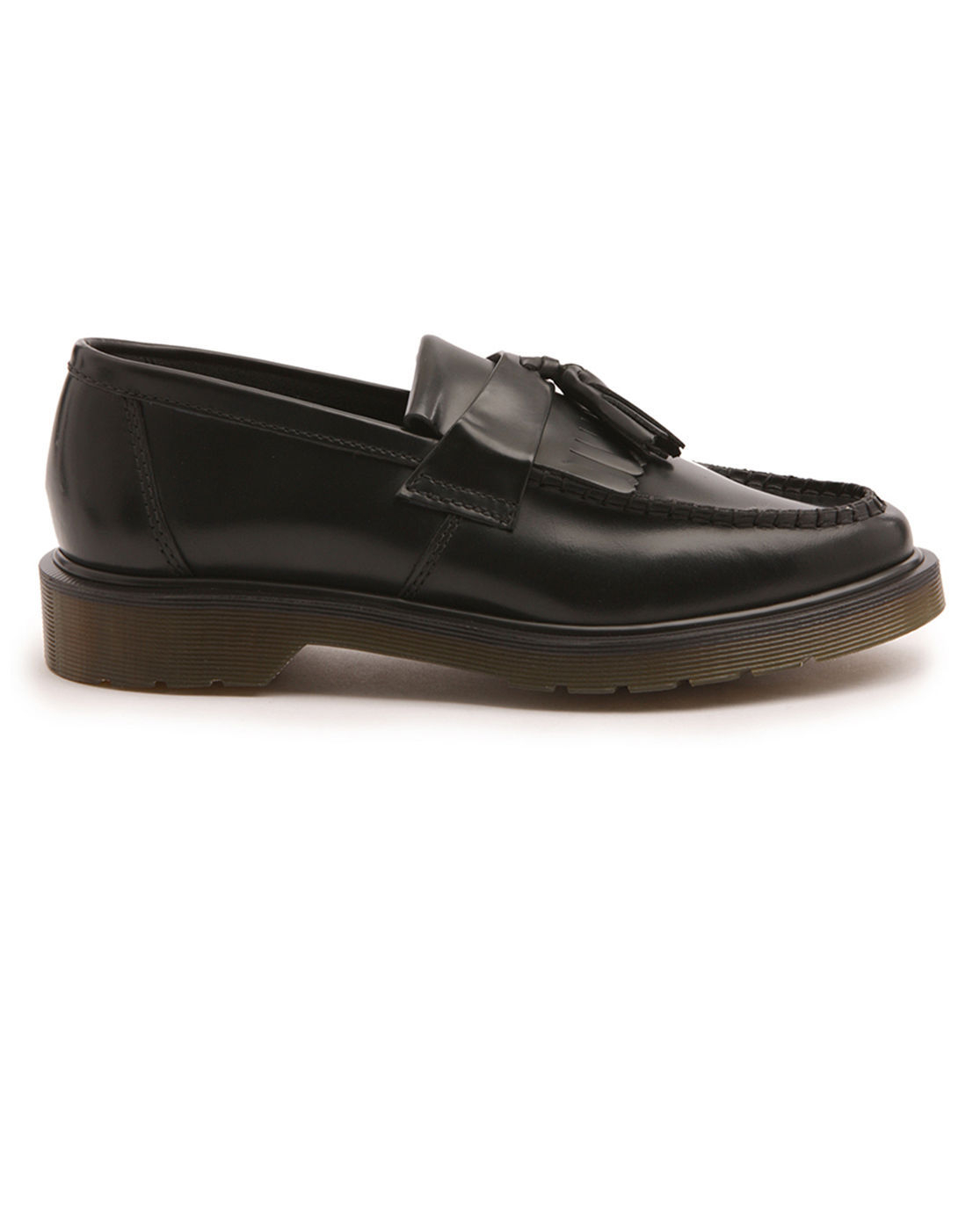 Dr. martens Black Leather Moccasins in Black for Men | Lyst