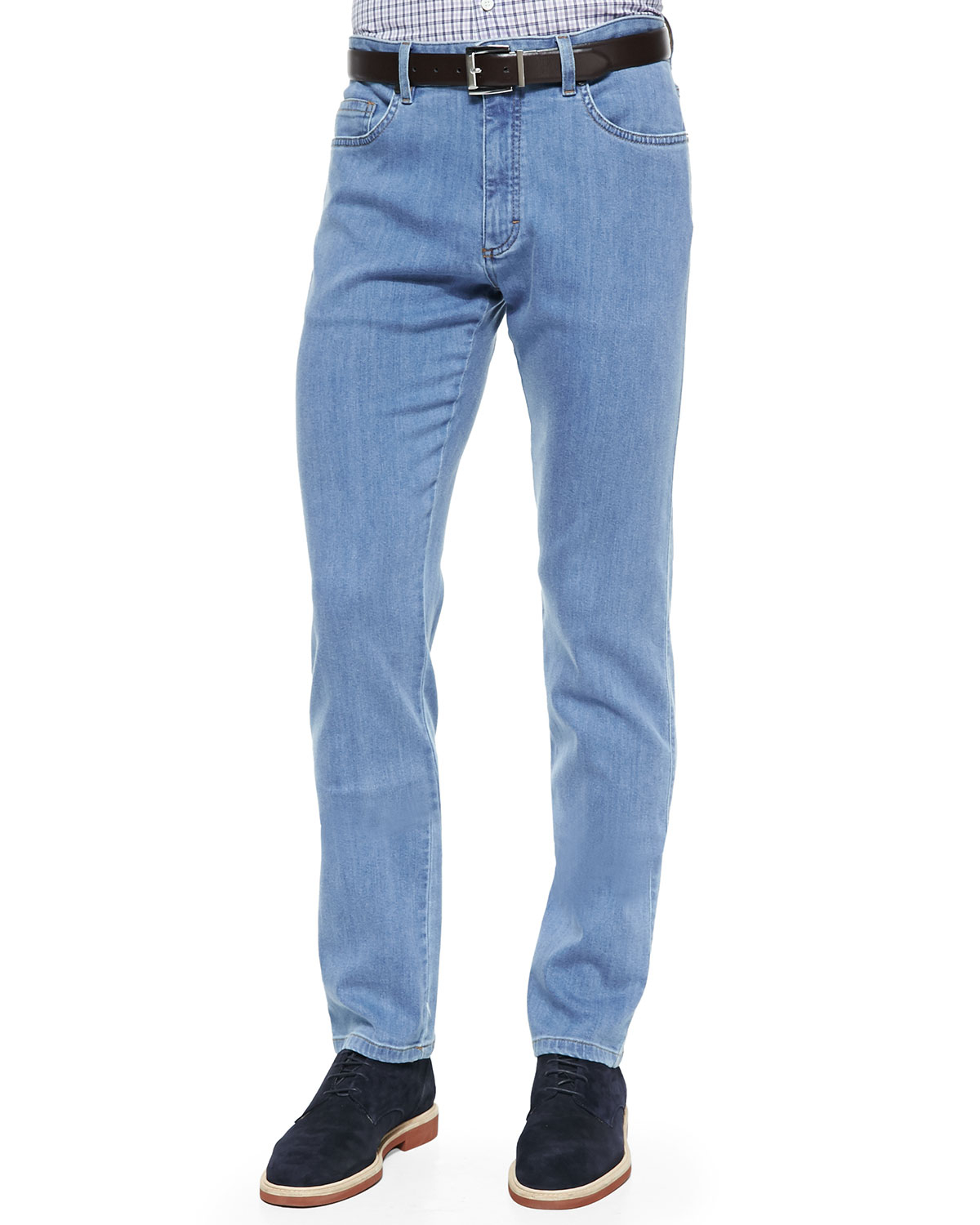 Lyst - Ermenegildo Zegna Pbj Stretch-denim Jeans in Blue for Men