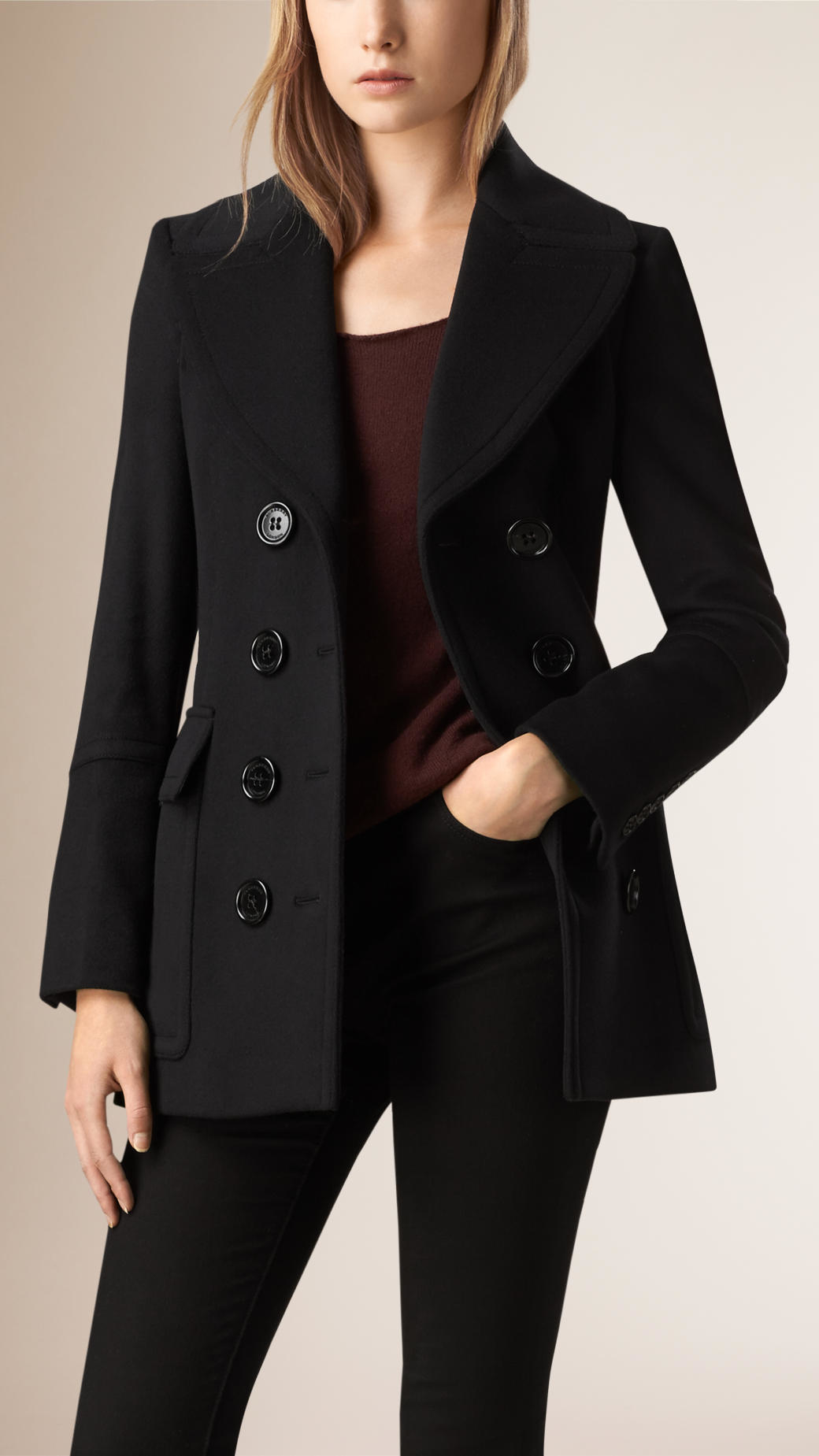 Burberry Womens Peacoat Luxembourg, SAVE 35% 