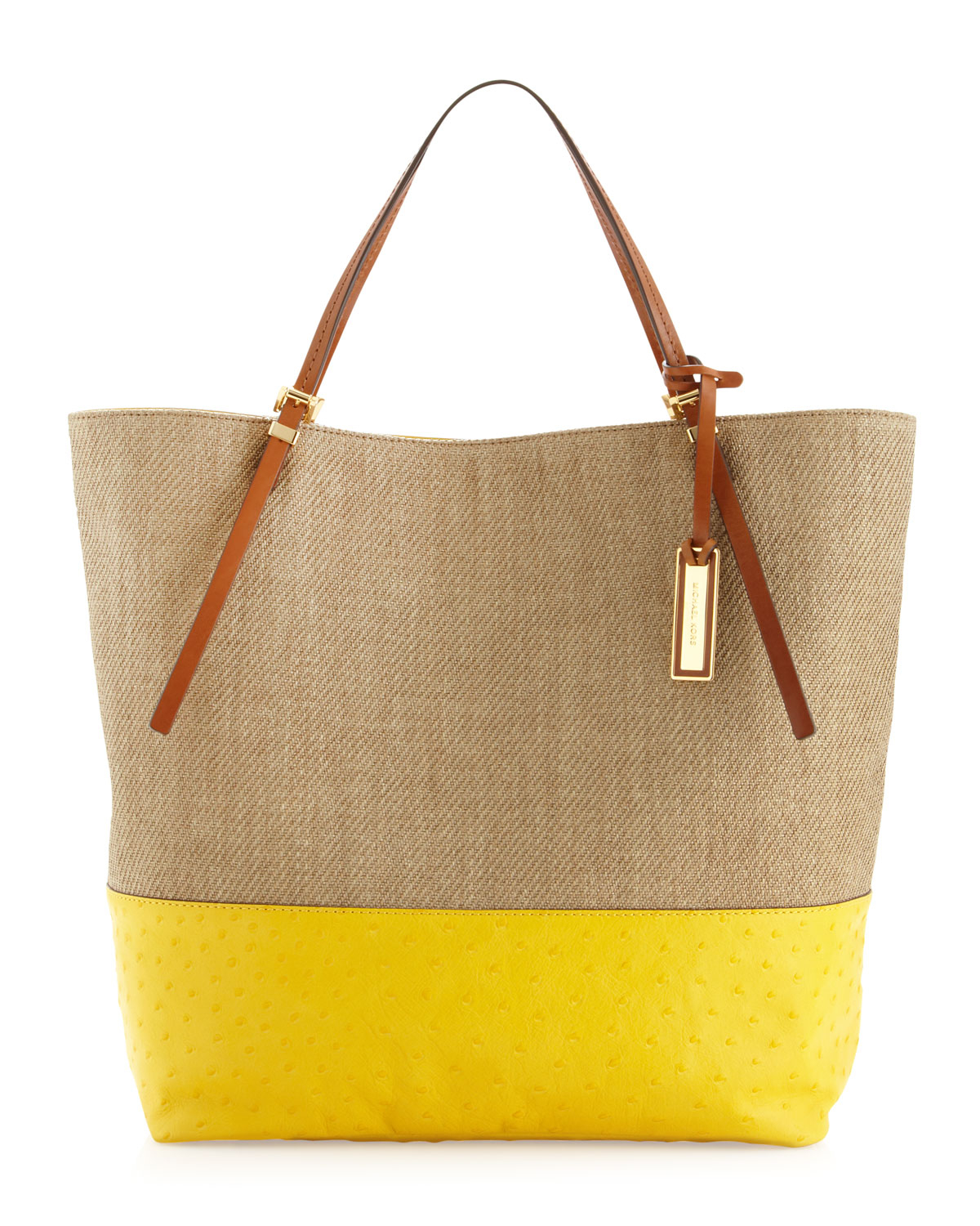 michael kors tote bag yellow