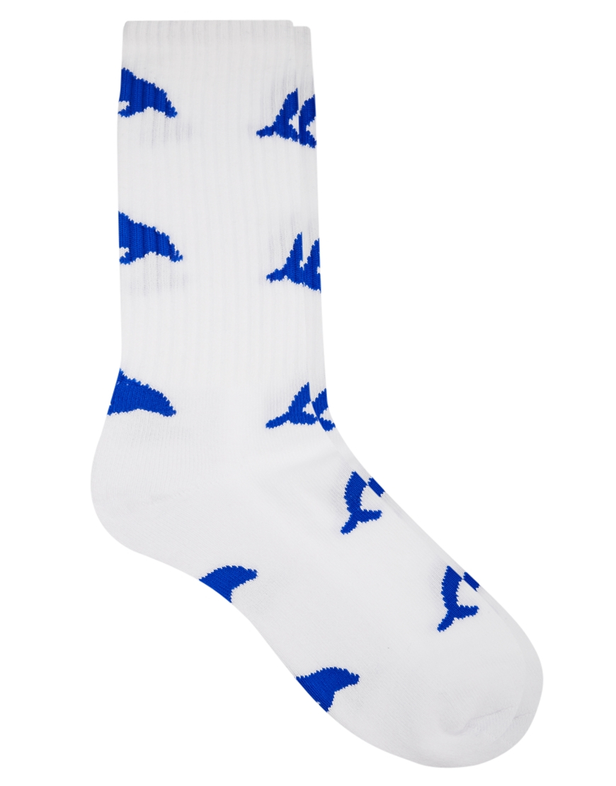 Odd future Jasper Dolphin Socks in White for Men | Lyst