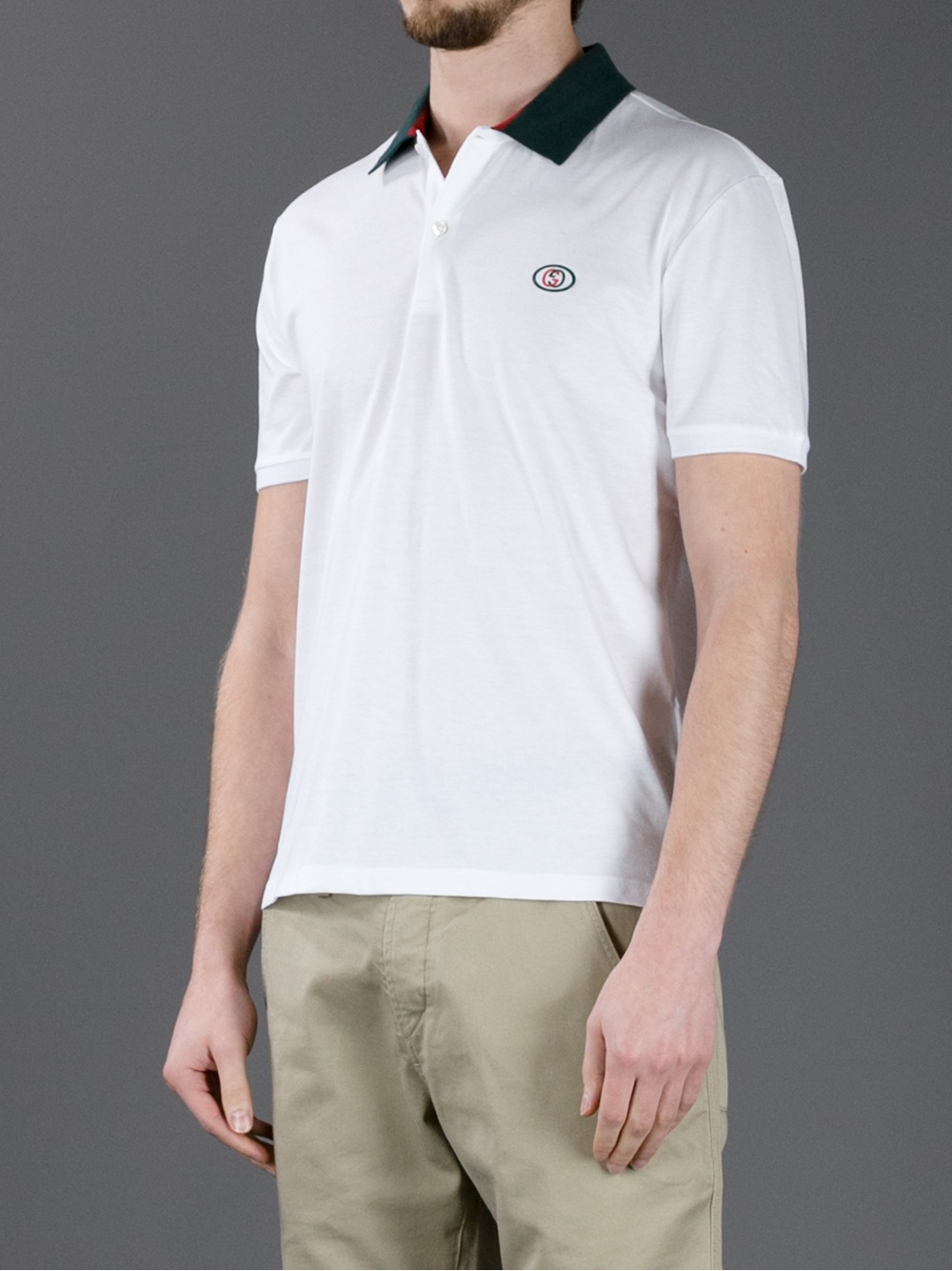 gucci white short sleeve shirt